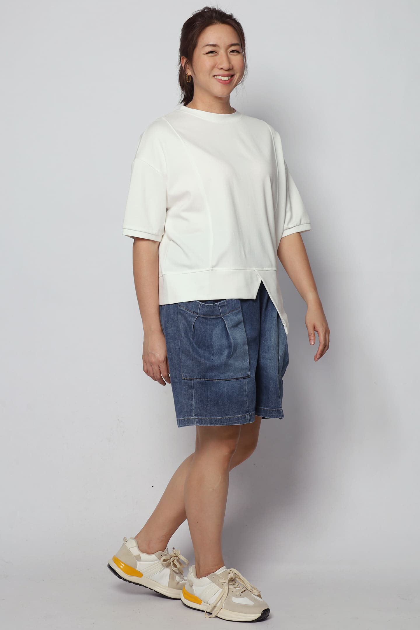 Emmie Denim Pocket Shorts