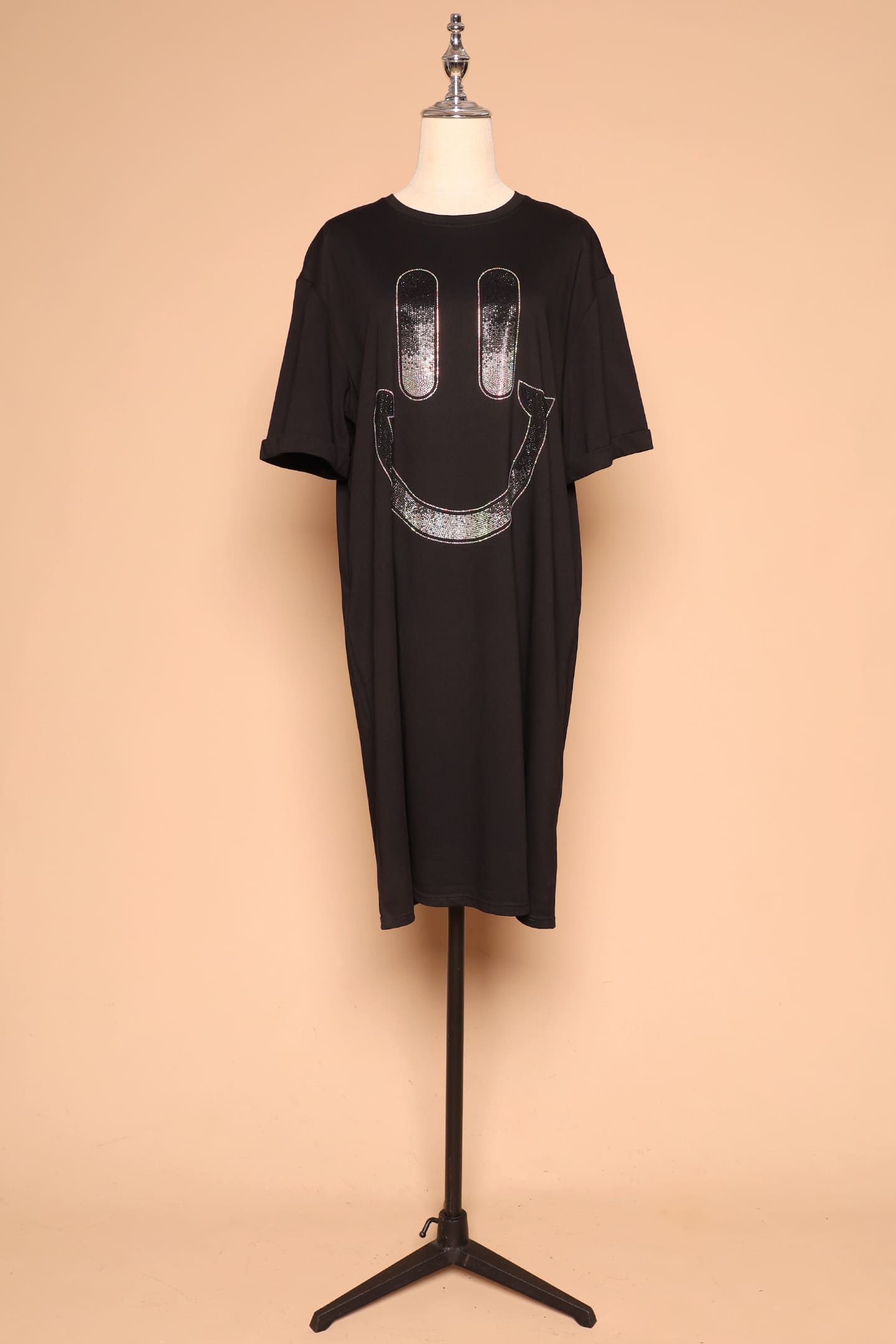 PO - Happy Embellished Shirt Dress
