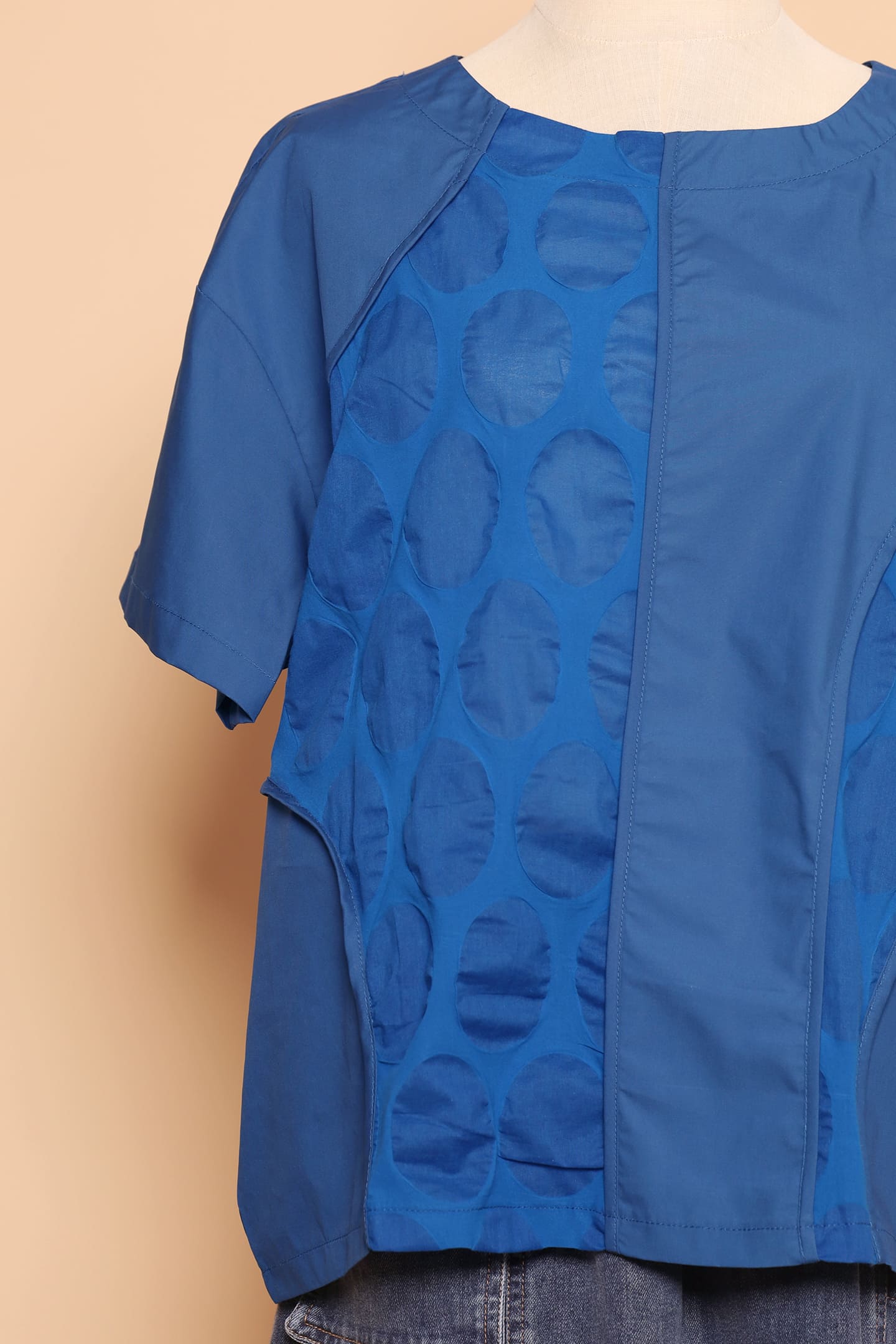 PO - Harn Oval Top in Blue