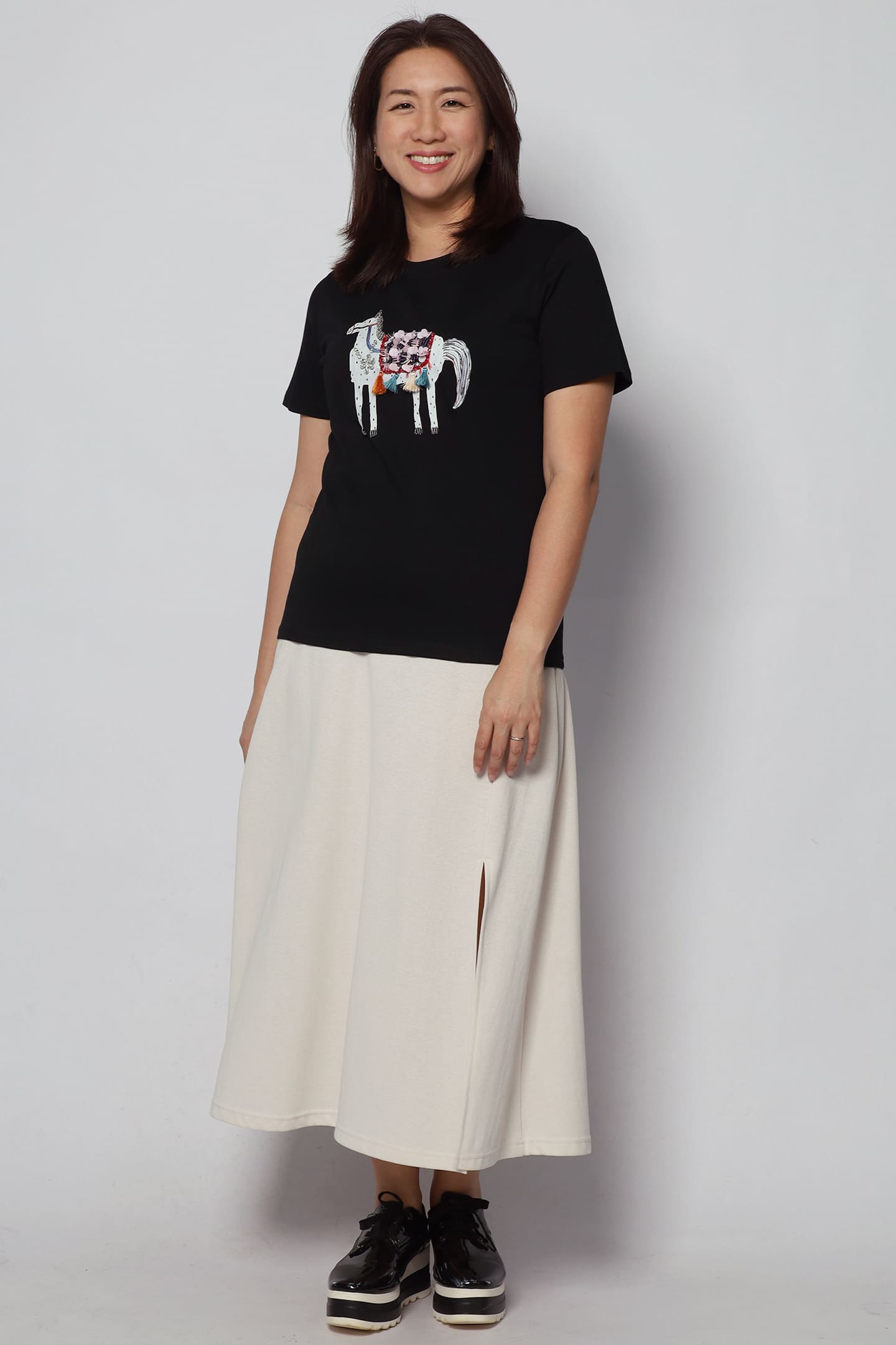 Horsey Embellished Tassle Top
