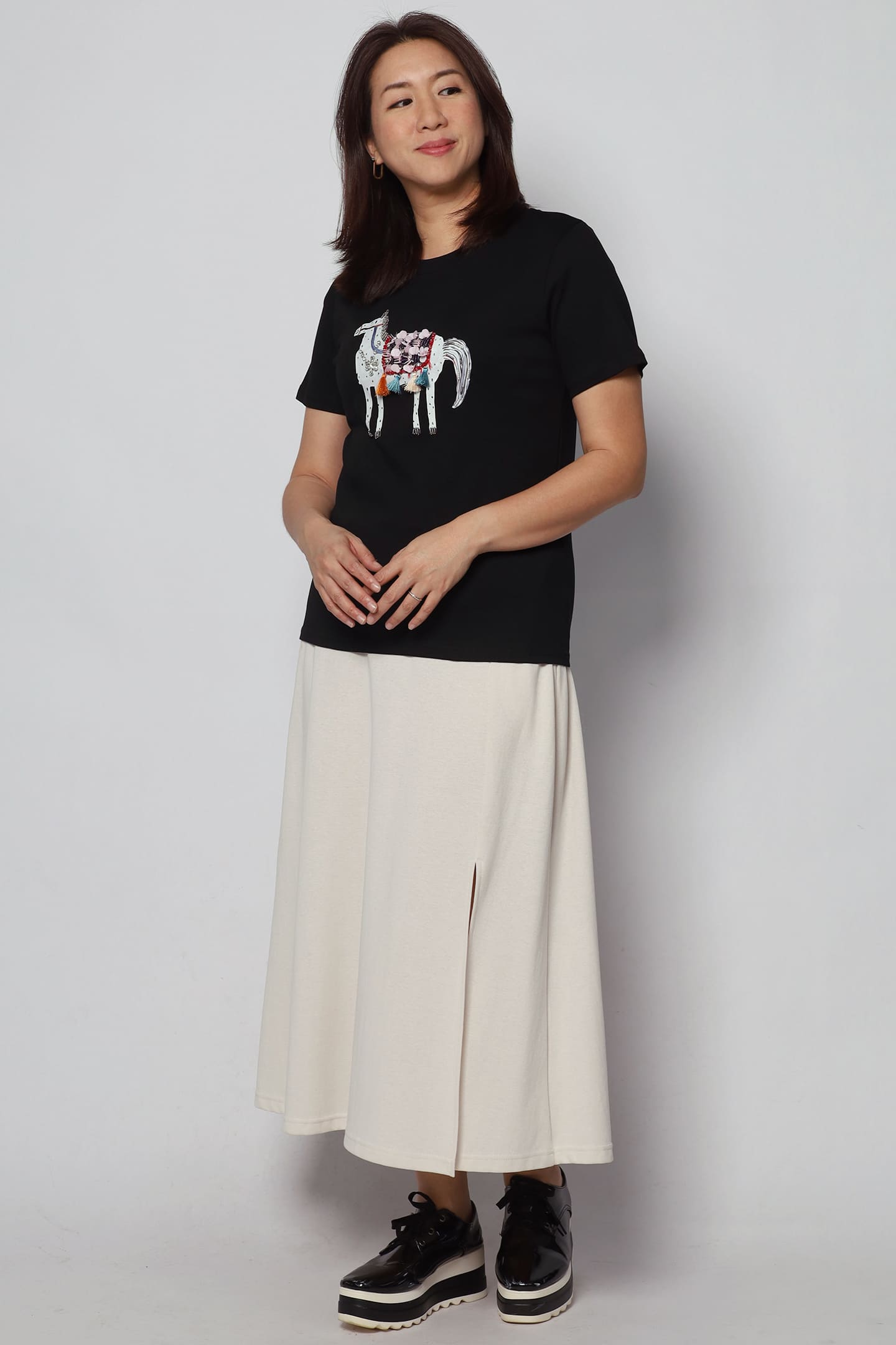 Horsey Embellished Tassle Top