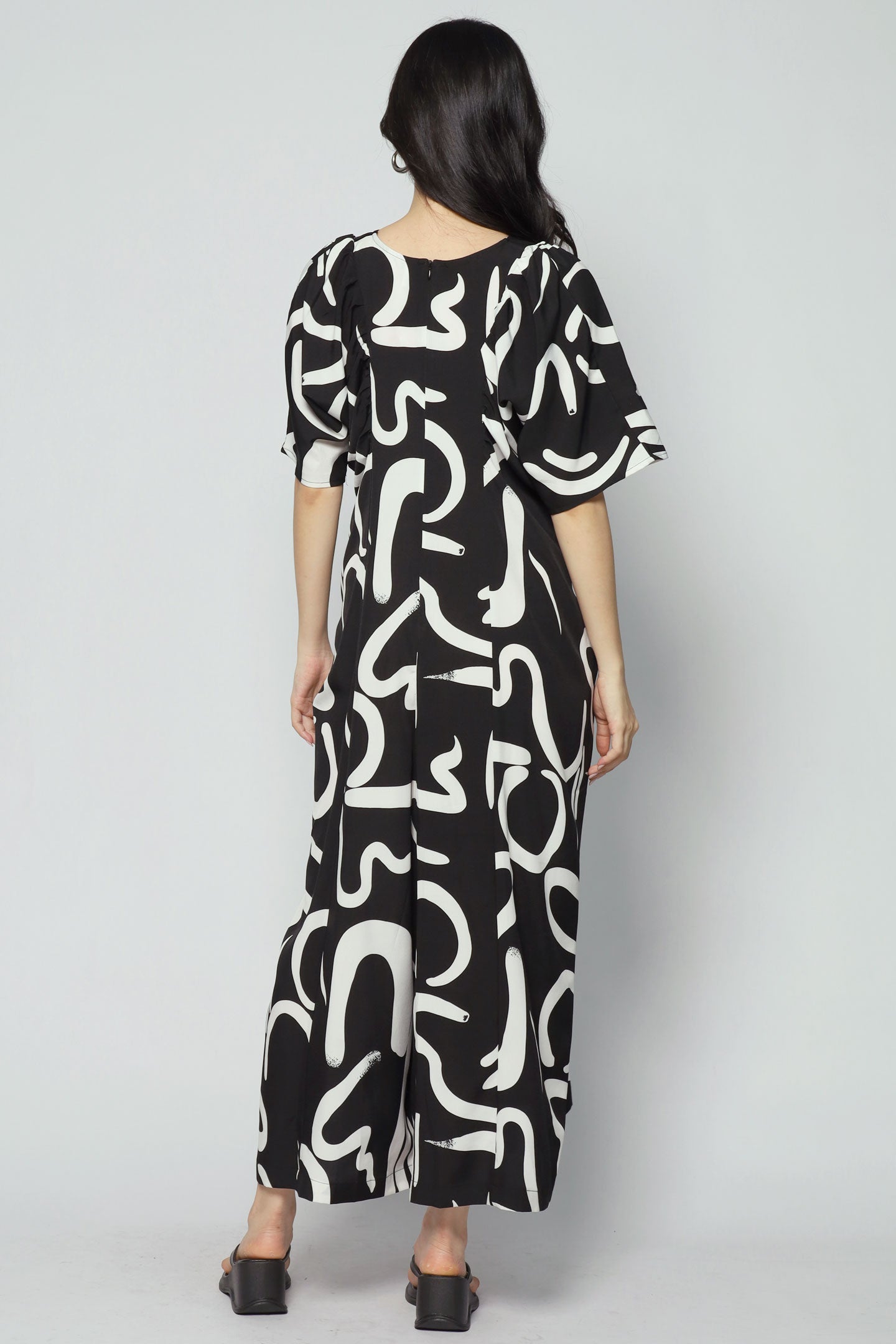 Houston Jumpsuit in BW Strokes