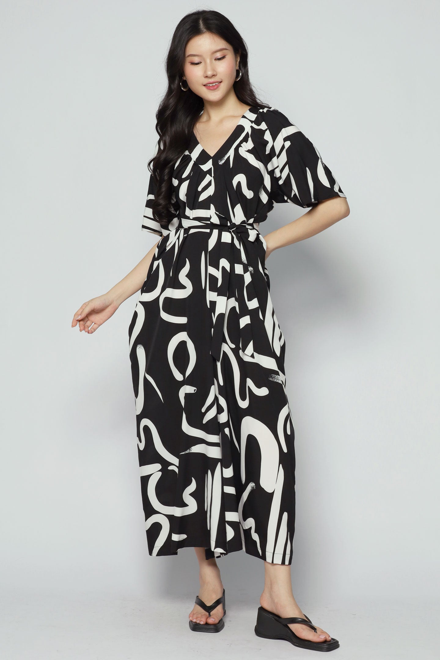 Houston Jumpsuit in BW Strokes