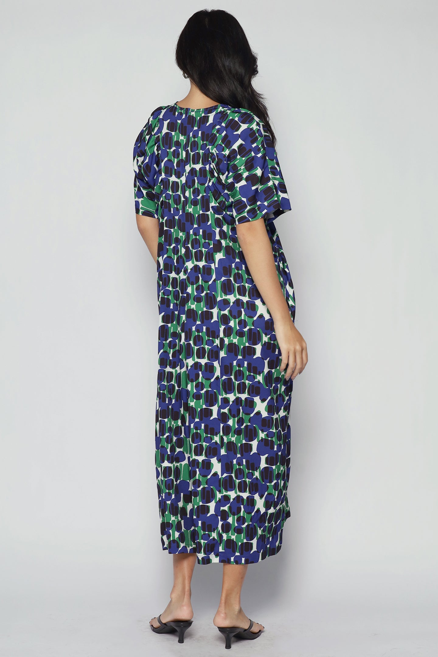Houston Jumpsuit in Indigo Mosaic