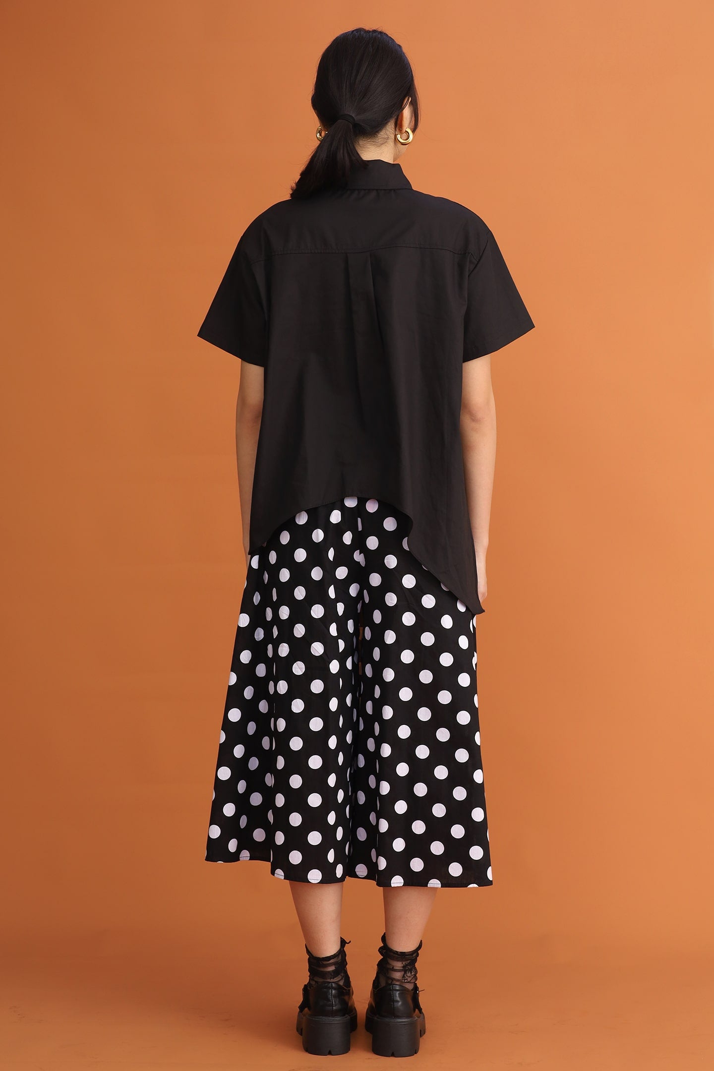 CHOSEN: Dada Asymmetrical Shirt in Black