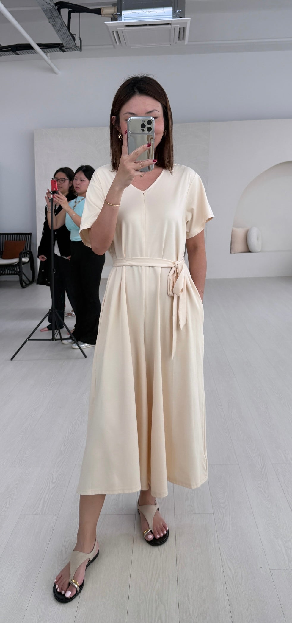 FAMBAM Exclusive: TENCEL - Shirokuro Jumpsuit in Cream