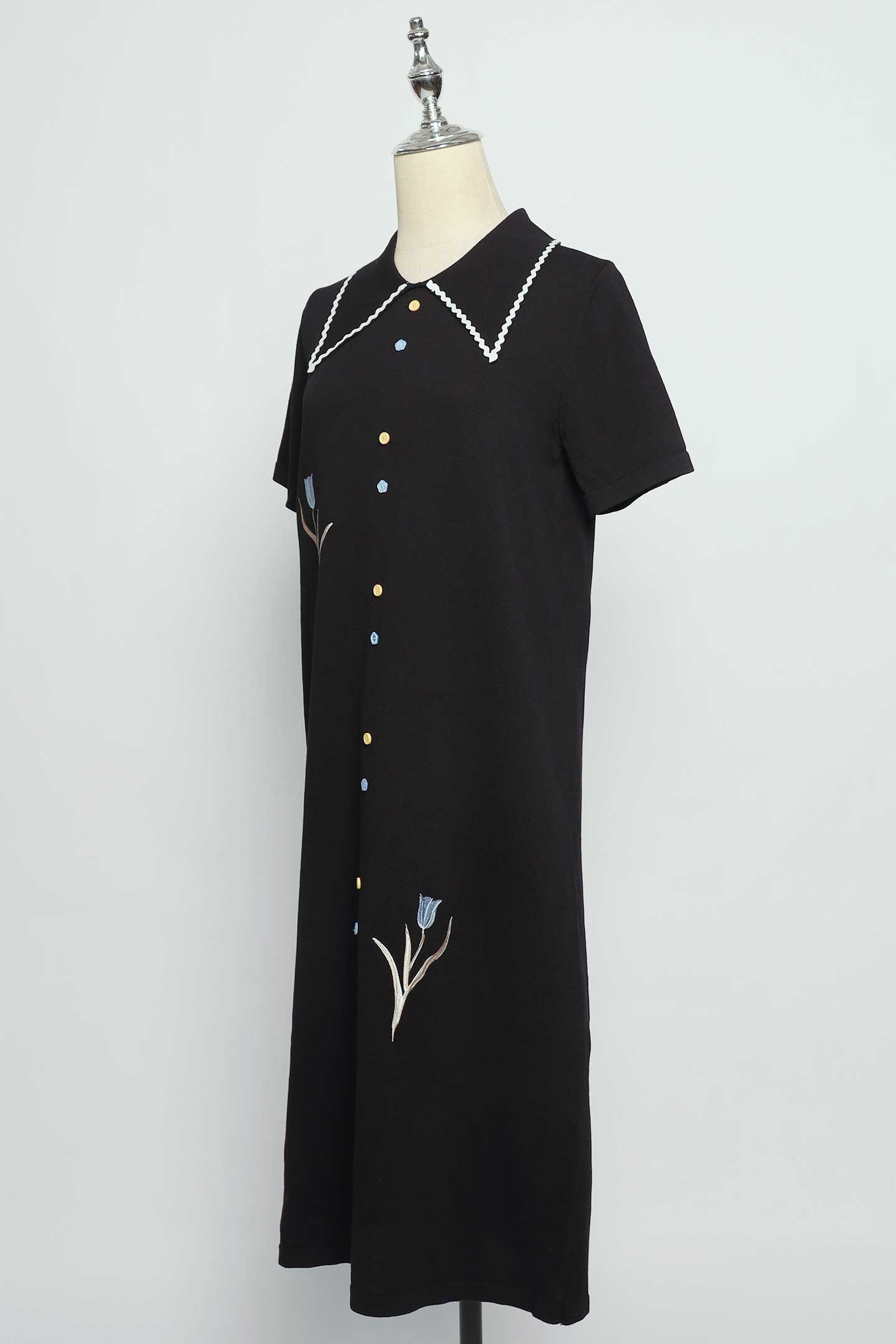 PO - Irine Floral Knit Dress