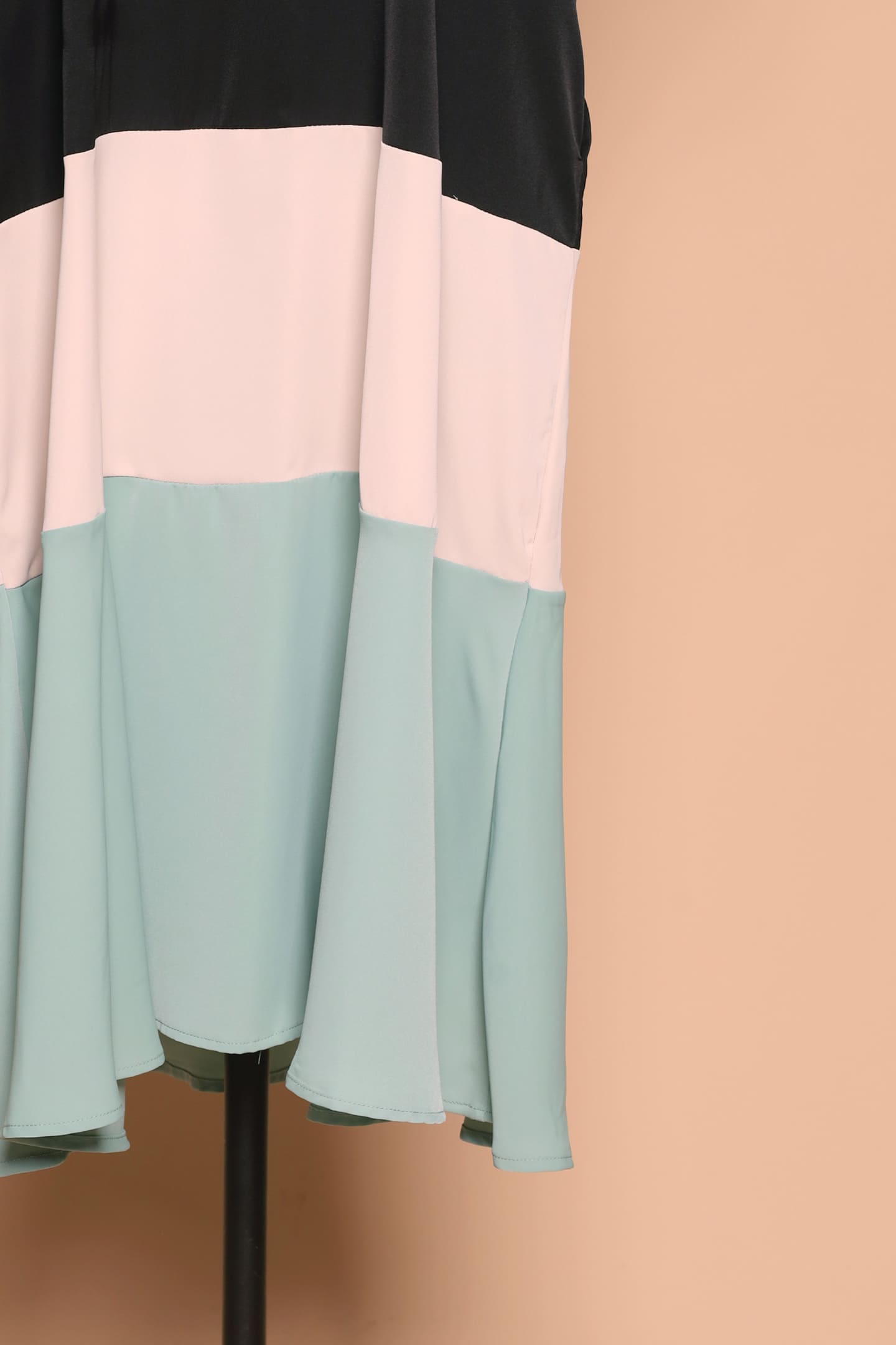 PO - Ivon Colourblock Dress in Blue