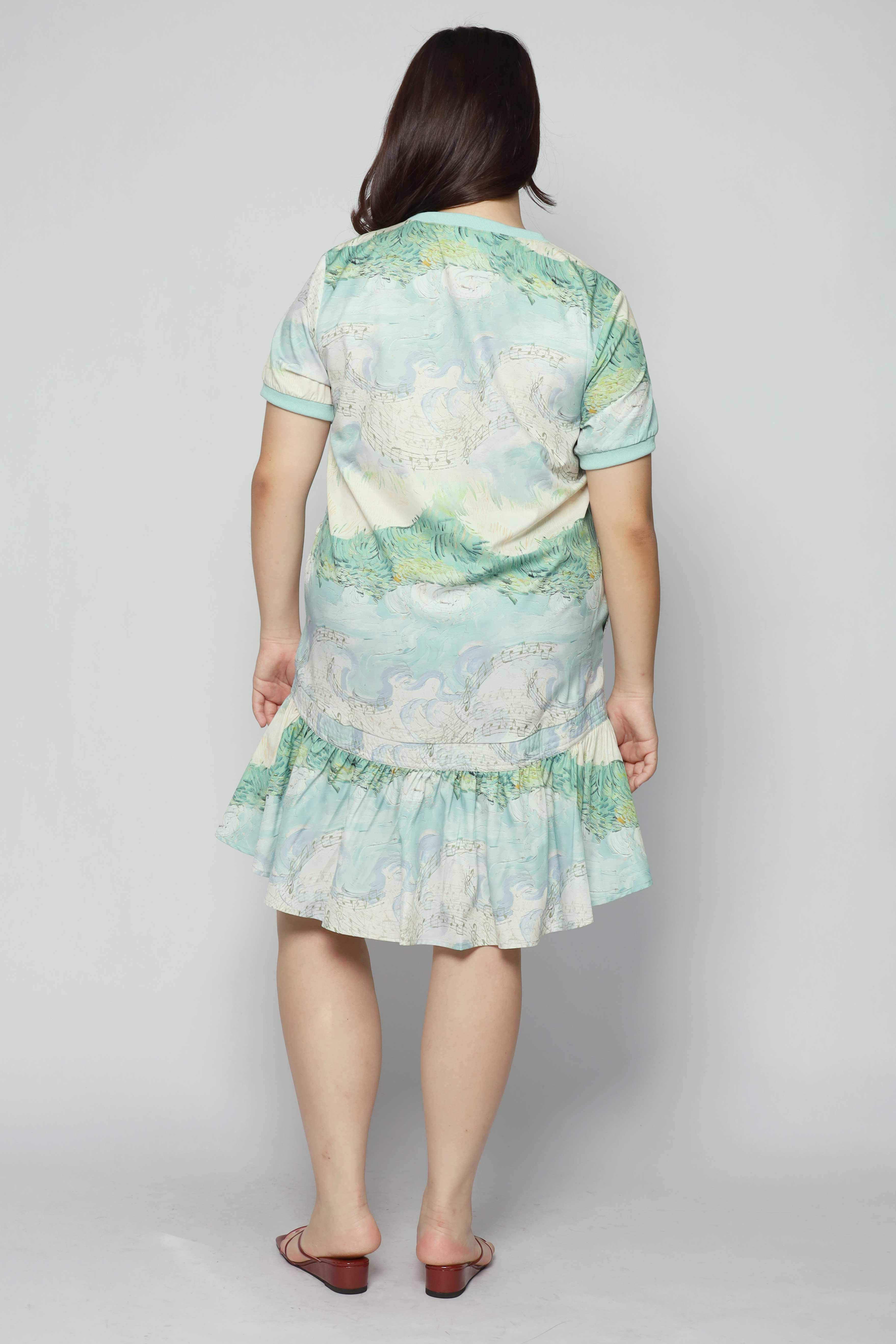Izabella Dress in Musical Note