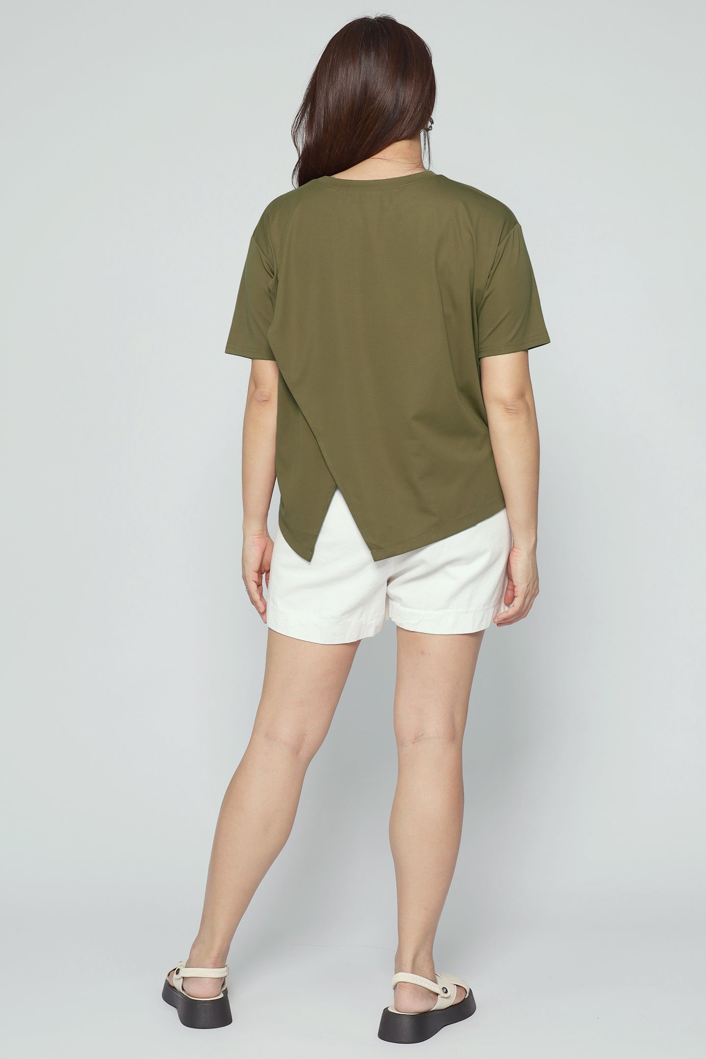 Easy By TE - Joraine Pocket Top in Olive