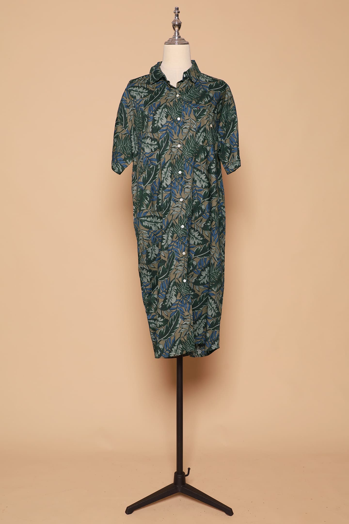 PO - Jacelyn Resort Printed Shirt Dress