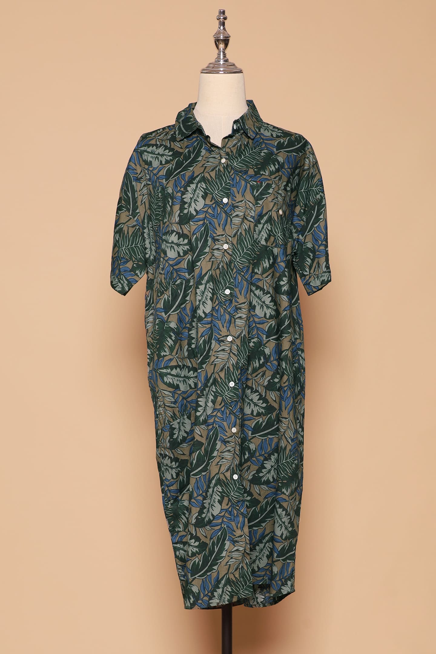 PO - Jacelyn Resort Printed Shirt Dress