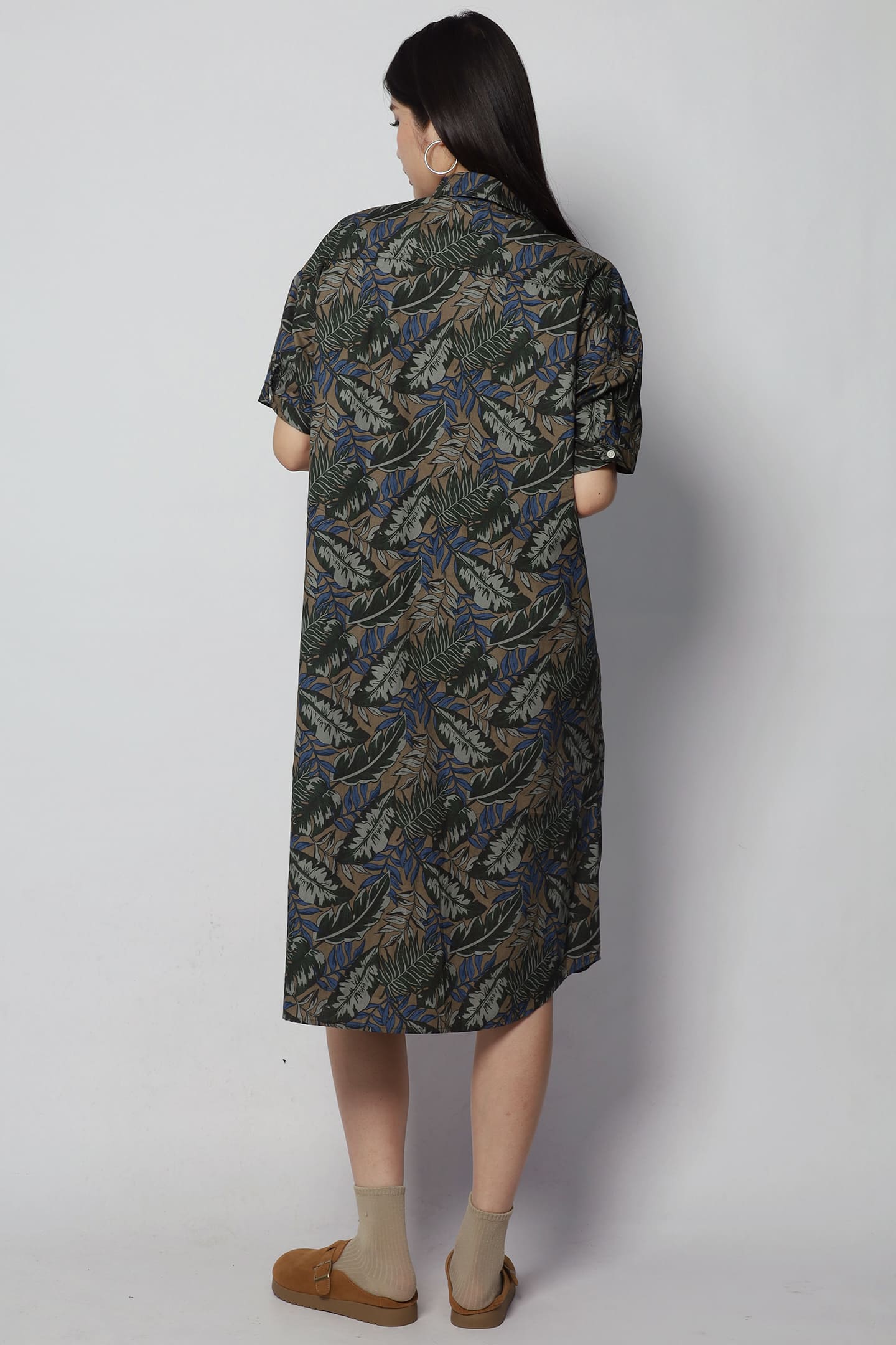 Jacelyn Resort Printed Shirt Dress