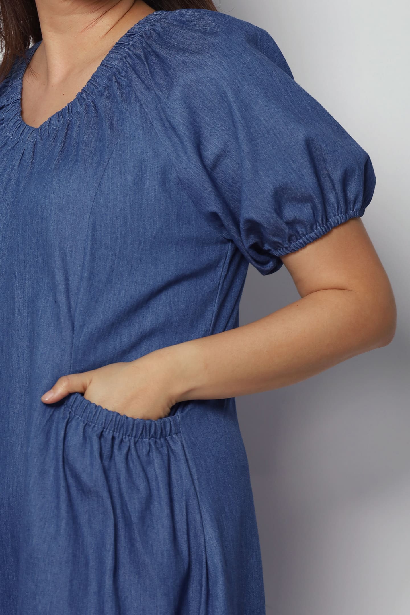 Jorie Denim Pocket Dress