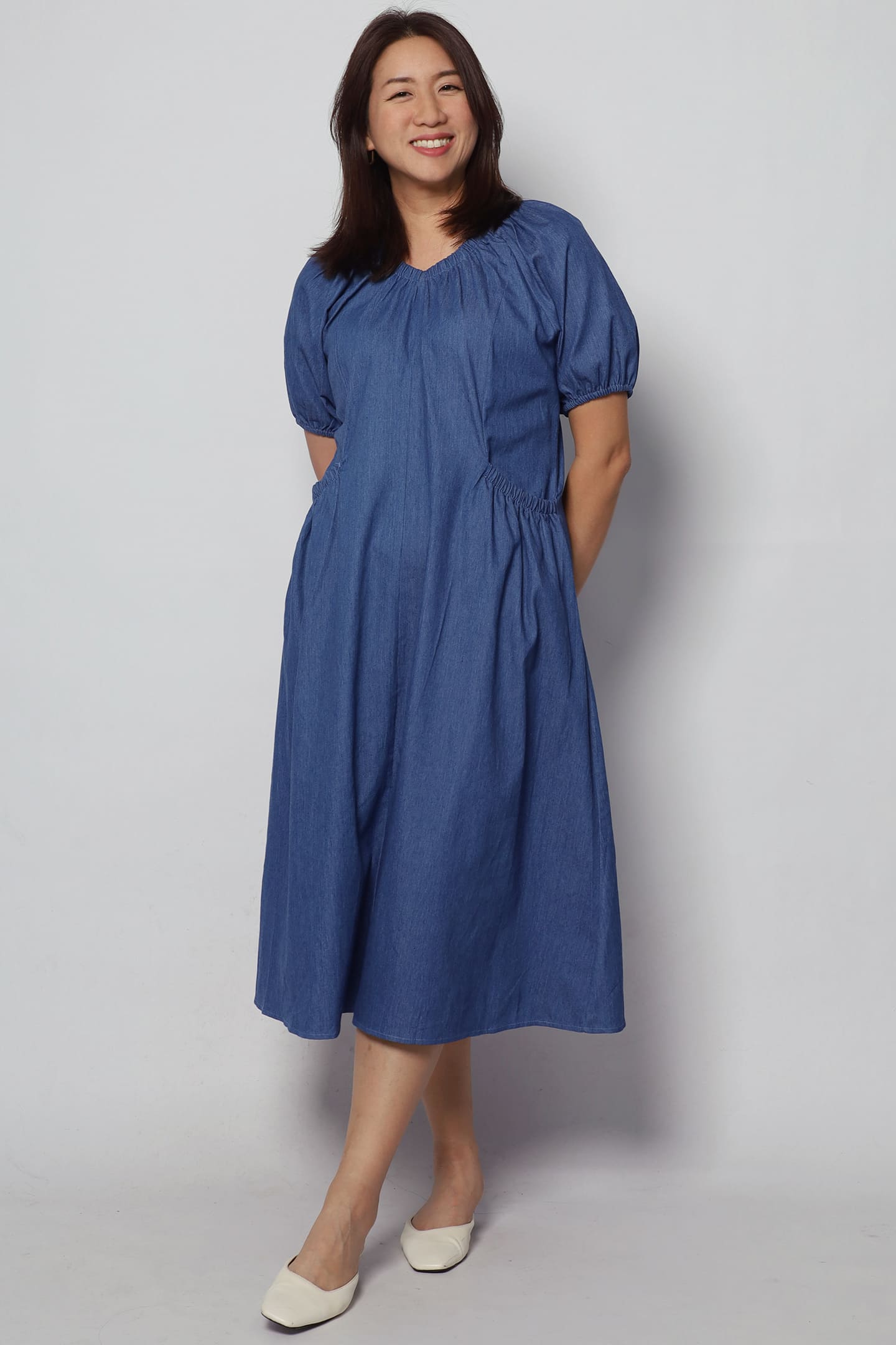 Jorie Denim Pocket Dress