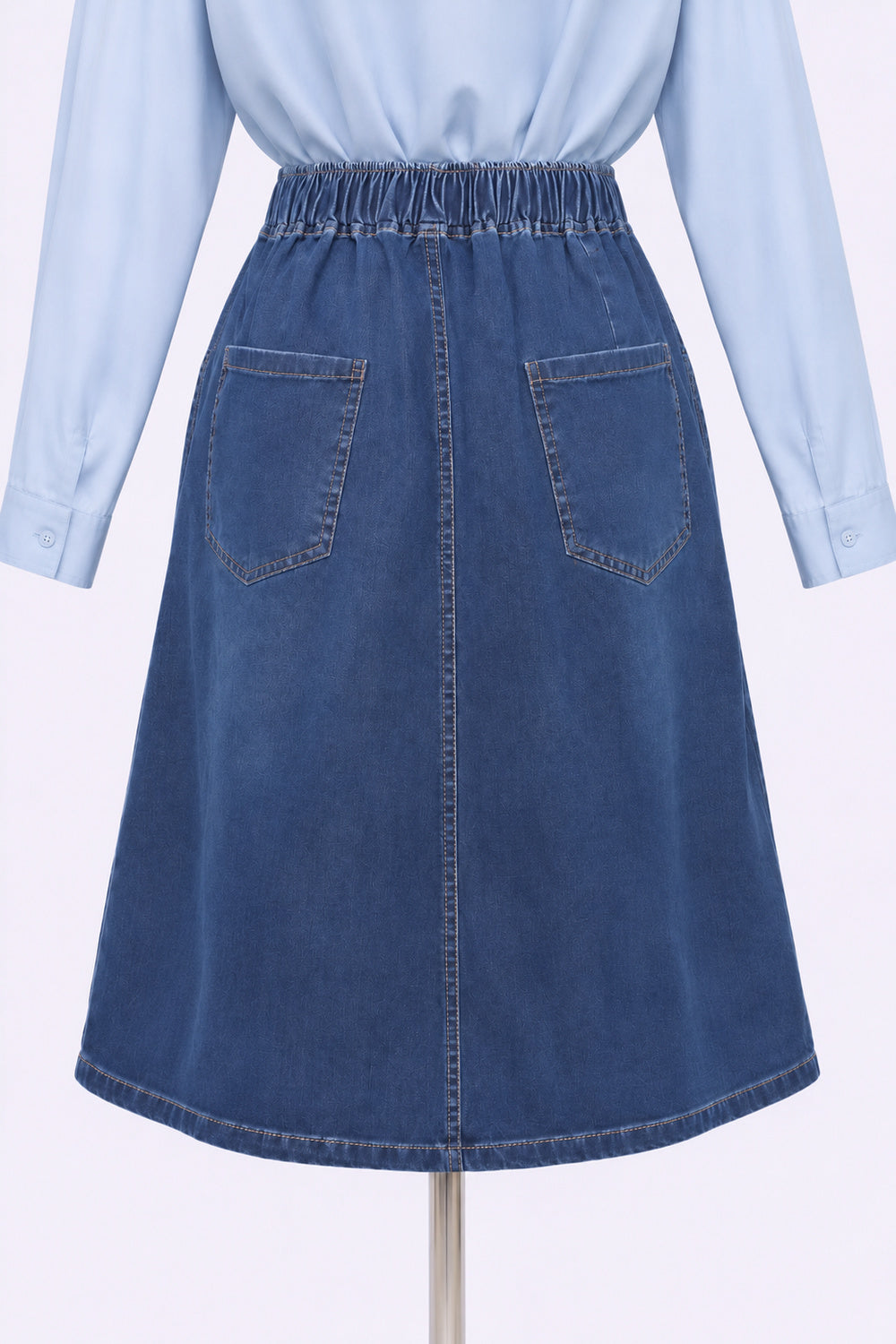 PO - Kiro Denim Skirt in Blue