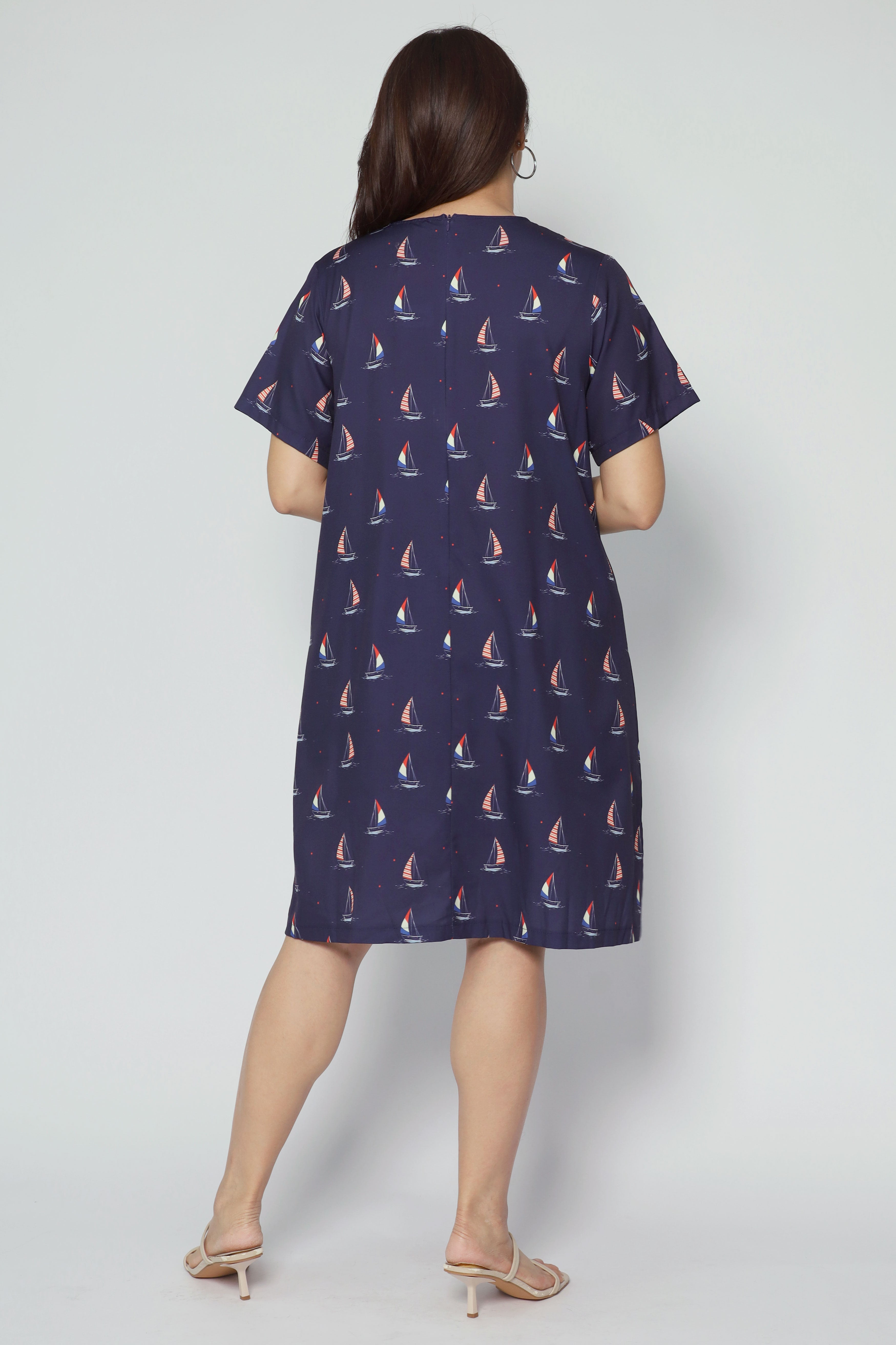 Kiri Dress in Sailboat