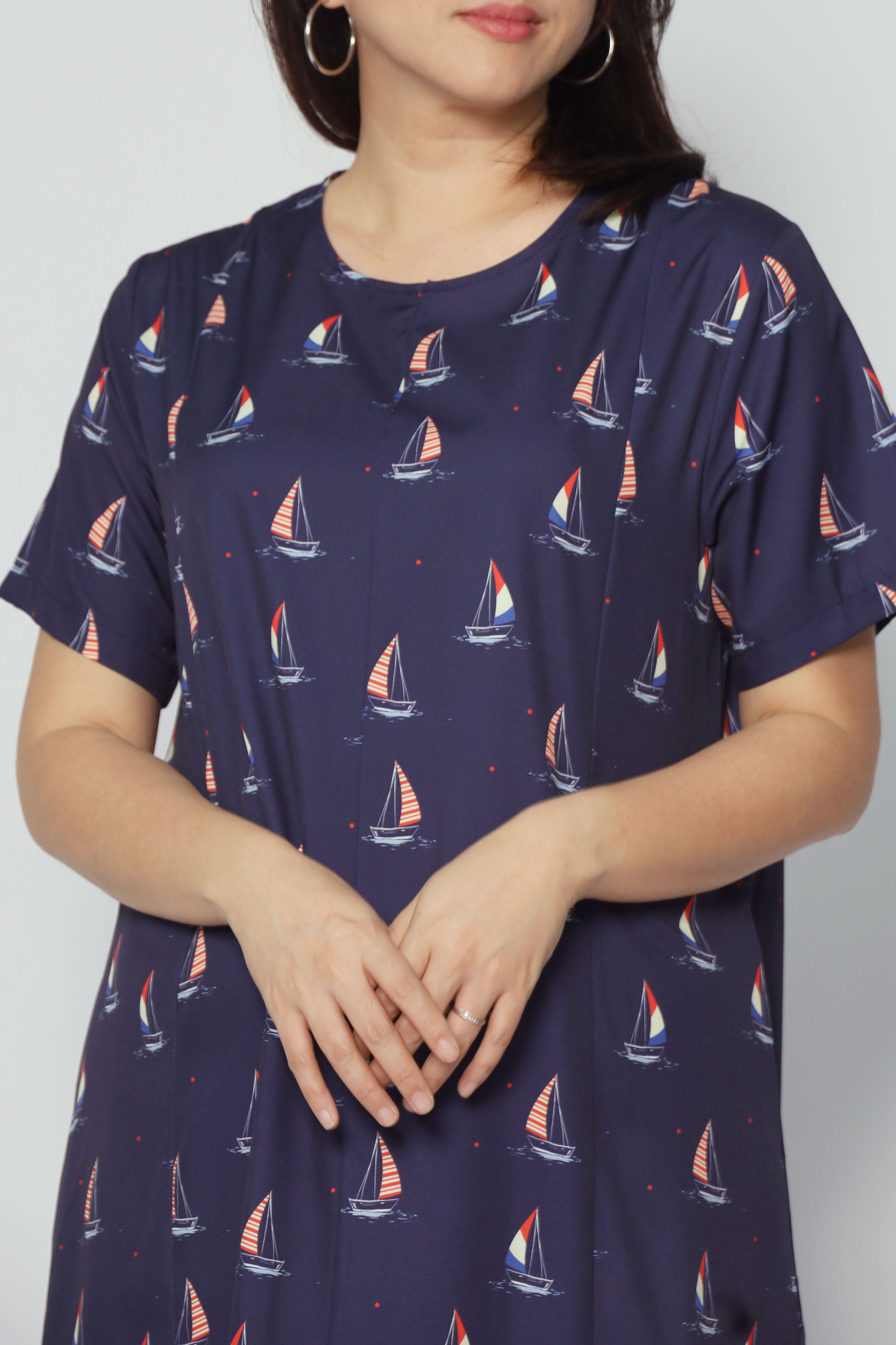 Kiri Dress in Sailboat