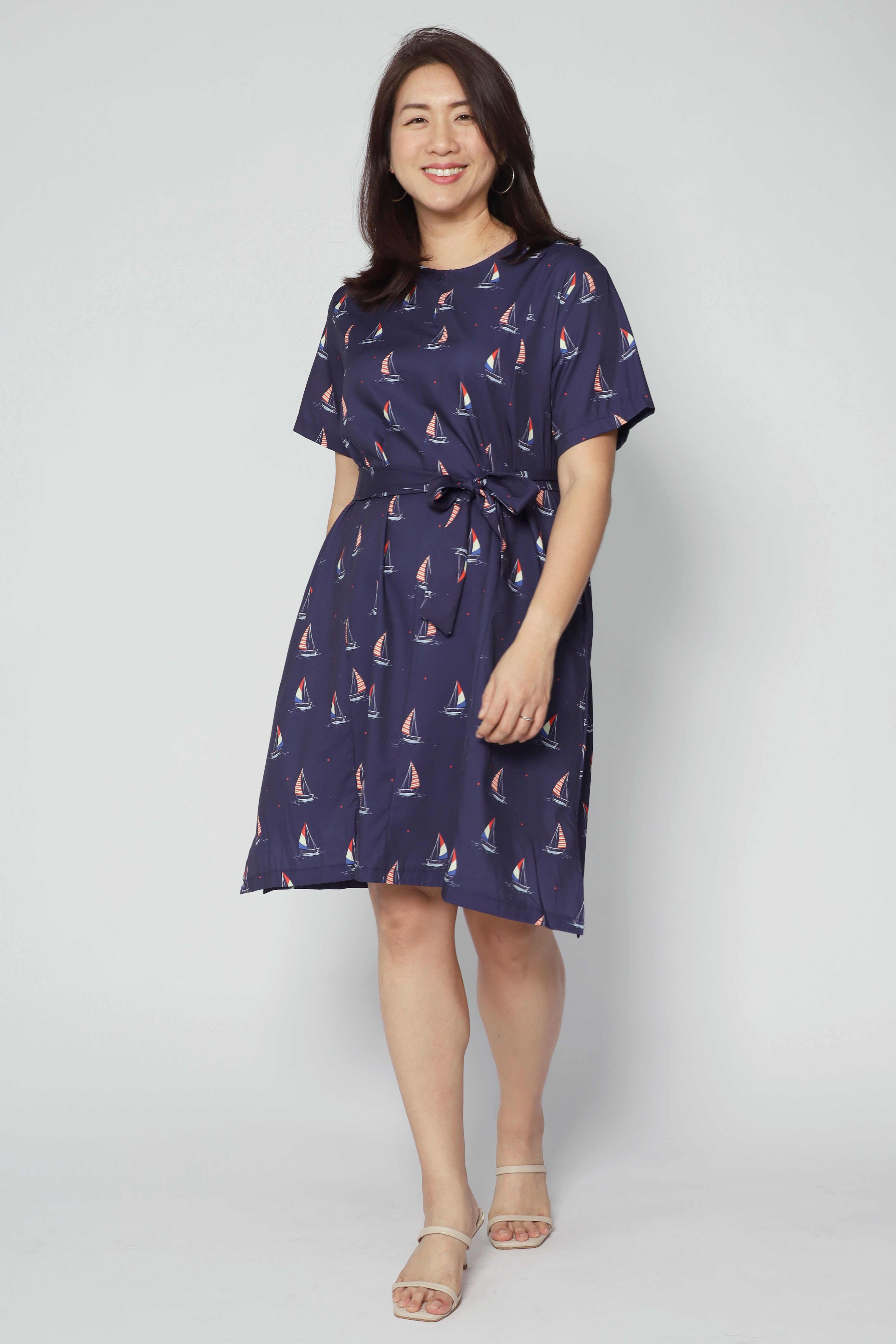 Kiri Dress in Sailboat