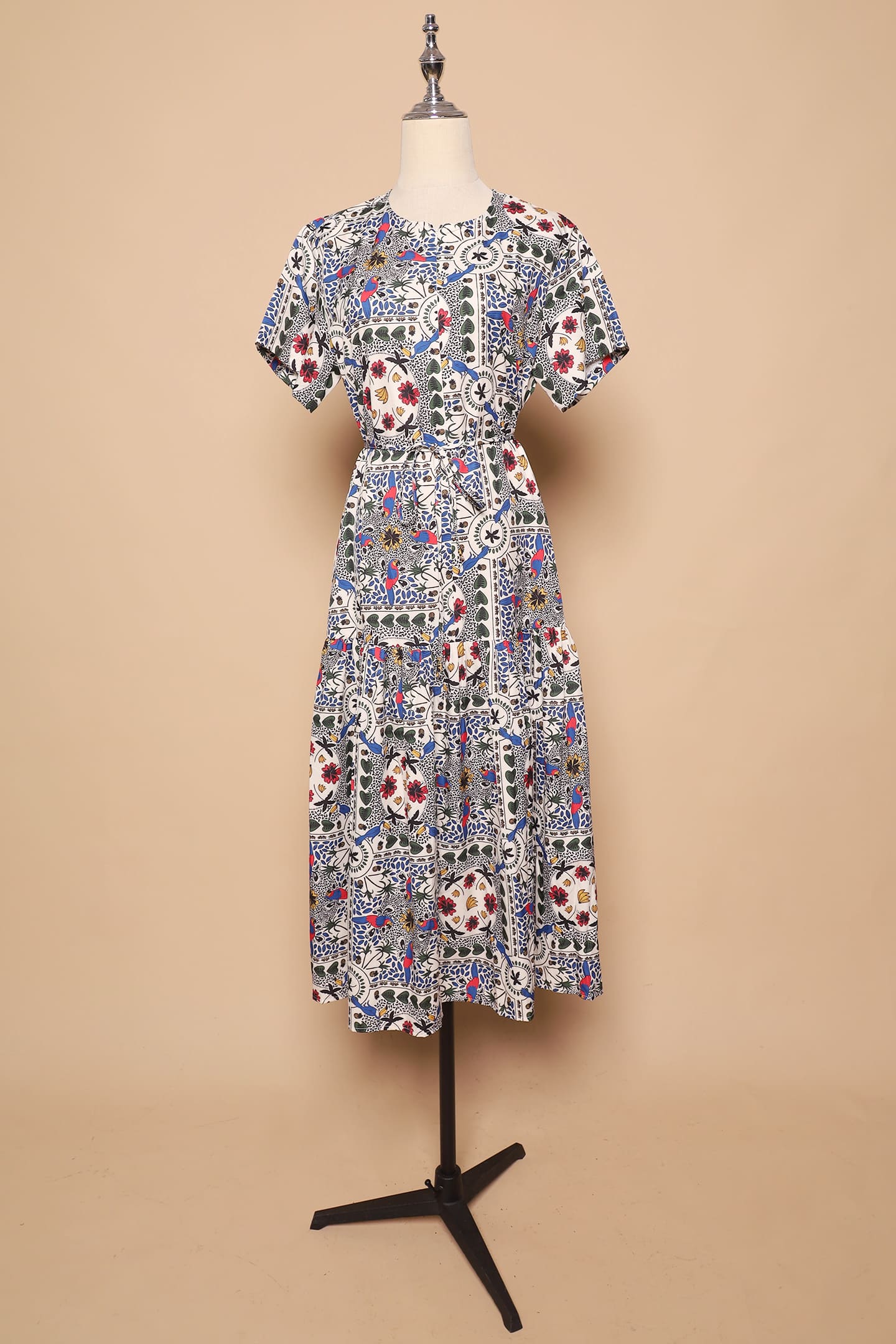 PO - Komy Dress in Parrot Petal