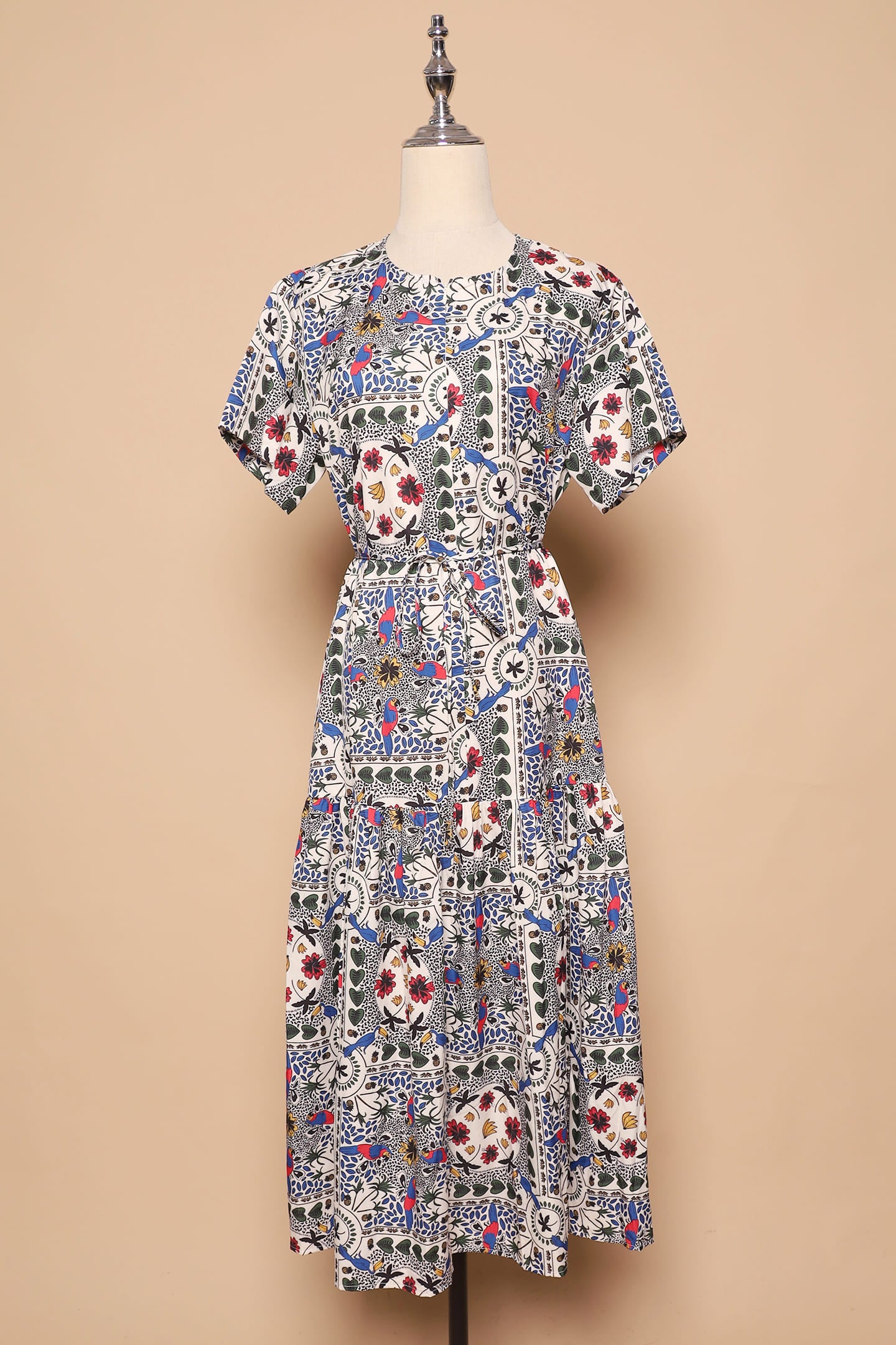 PO - Komy Dress in Parrot Petal