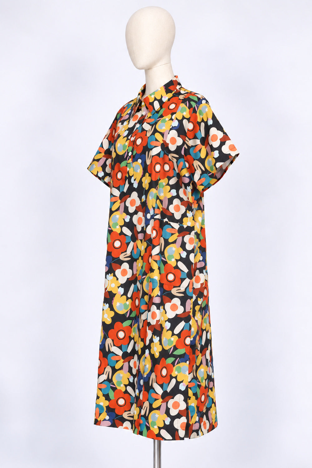 PO - Kona Dress in Groovy Bloom