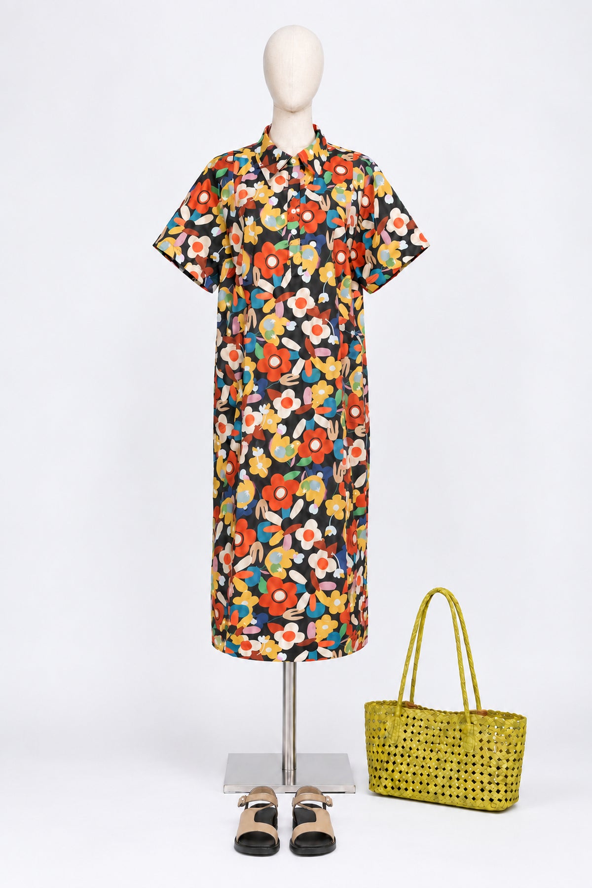PO - Kona Dress in Groovy Bloom