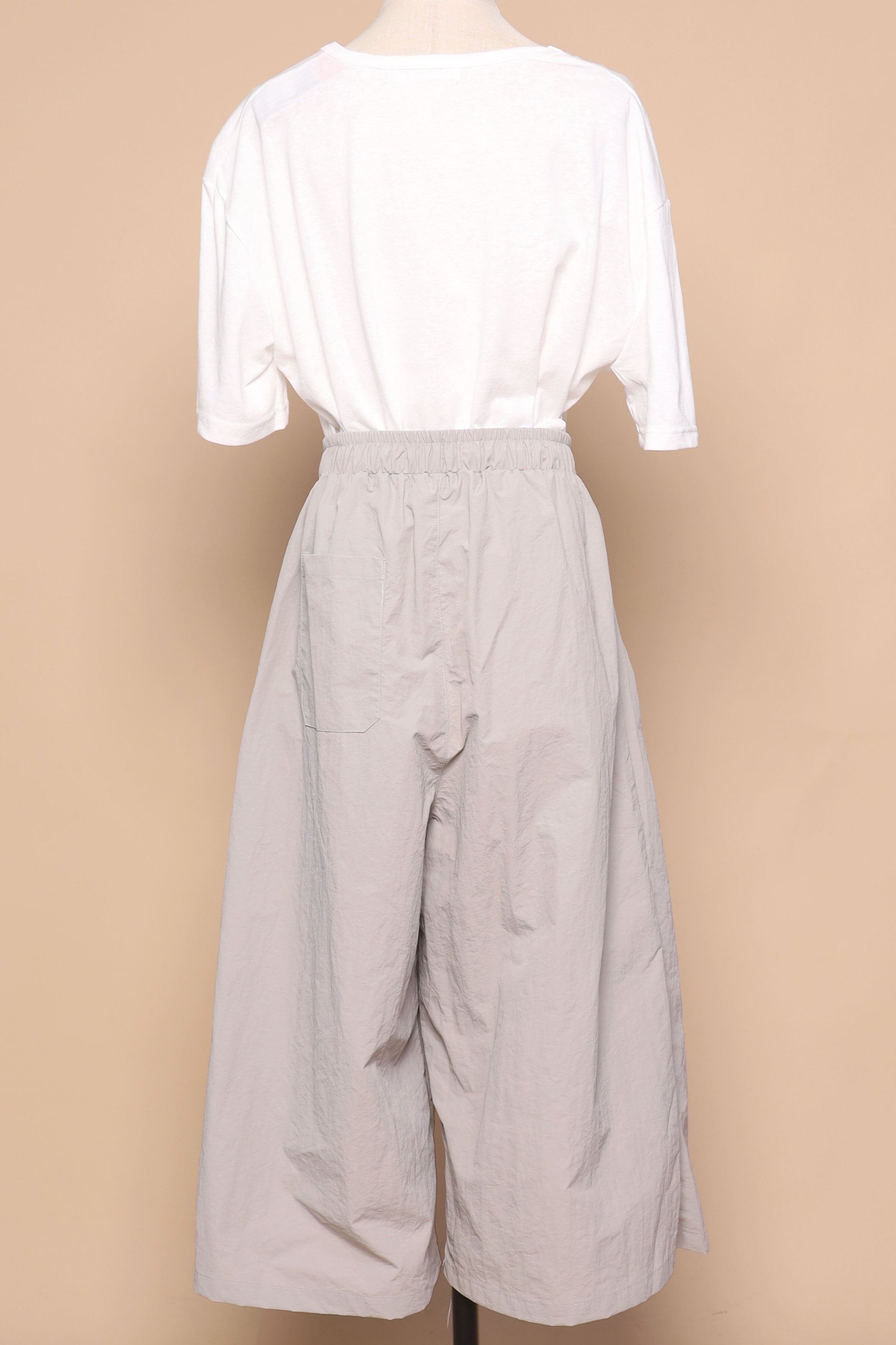 PO - Laia 3 in 1 Vest Top and Pants Set in Grey White