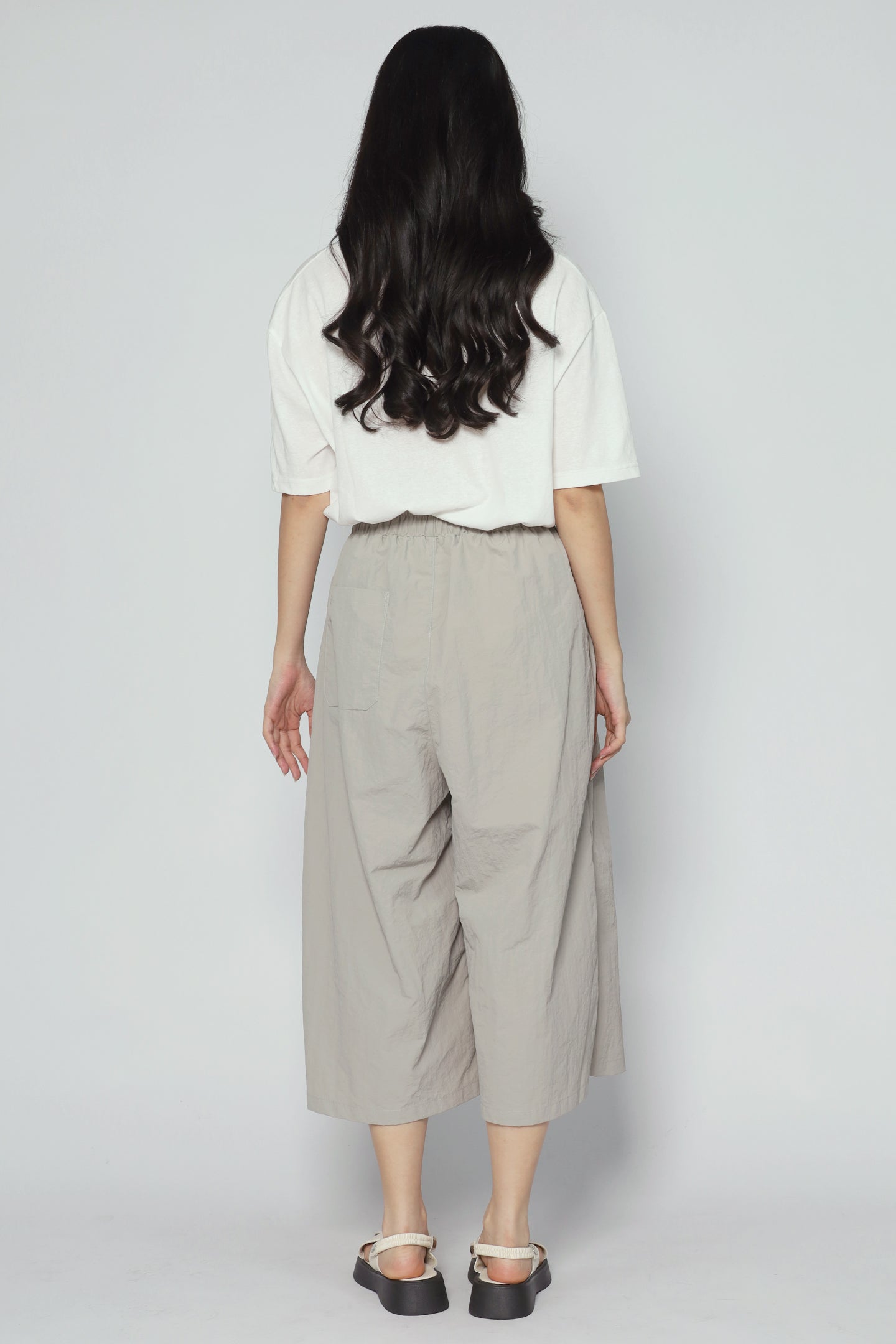 Backorders Laia 3 in 1 Vest Top and Pants Set in Grey White