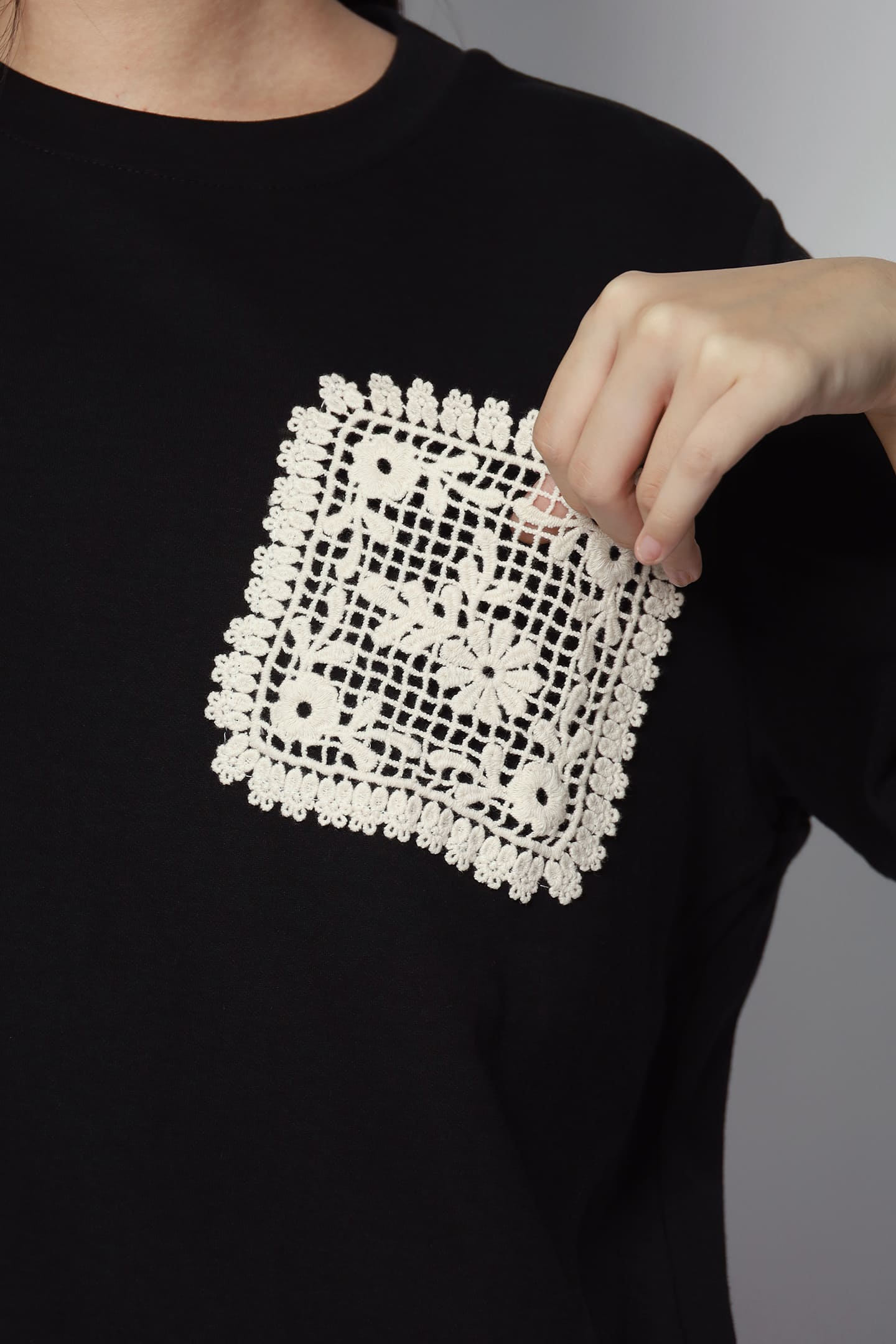 Backorders Lili Crochet Pocket Top