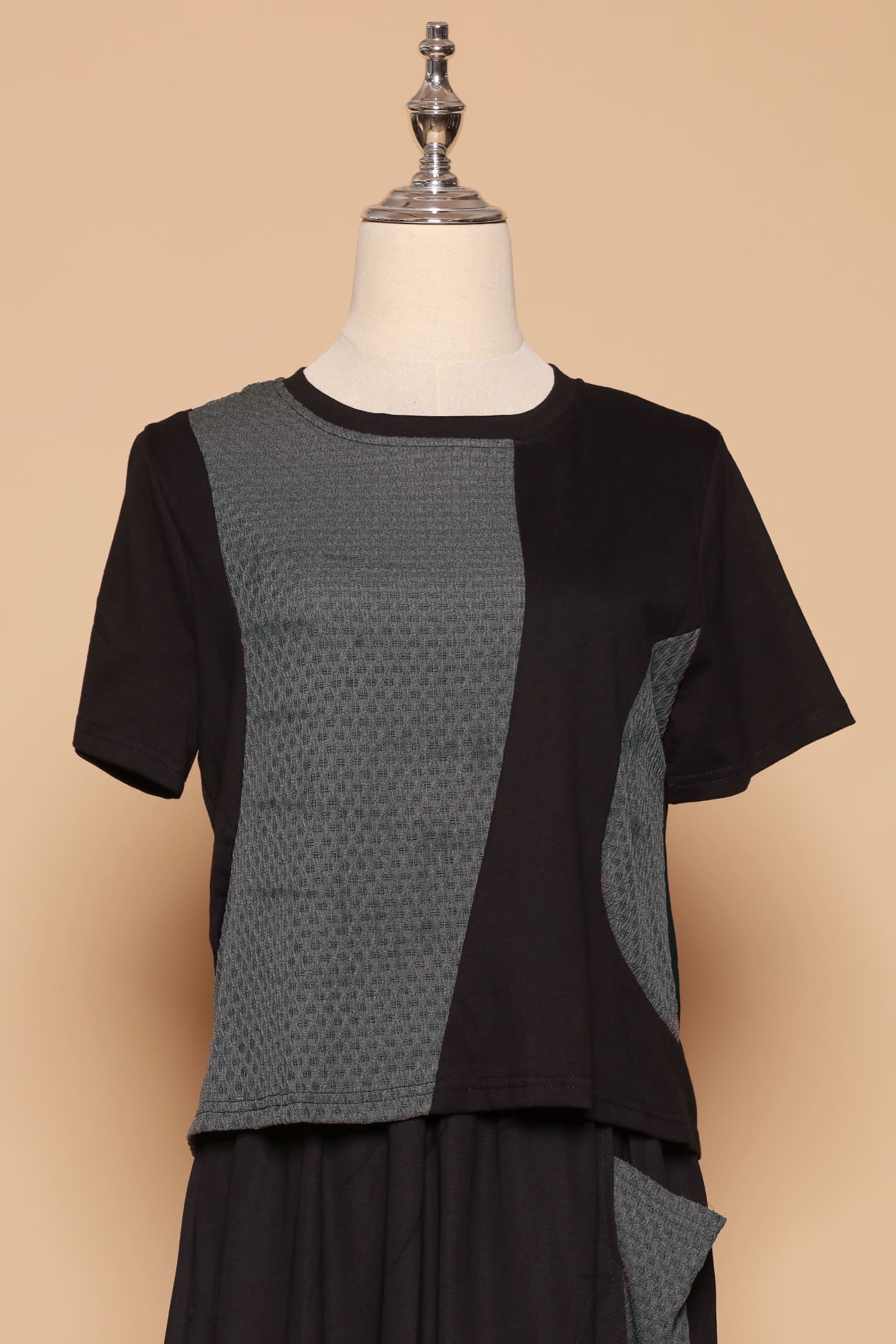 PO - Liyen Dress in Grey Black