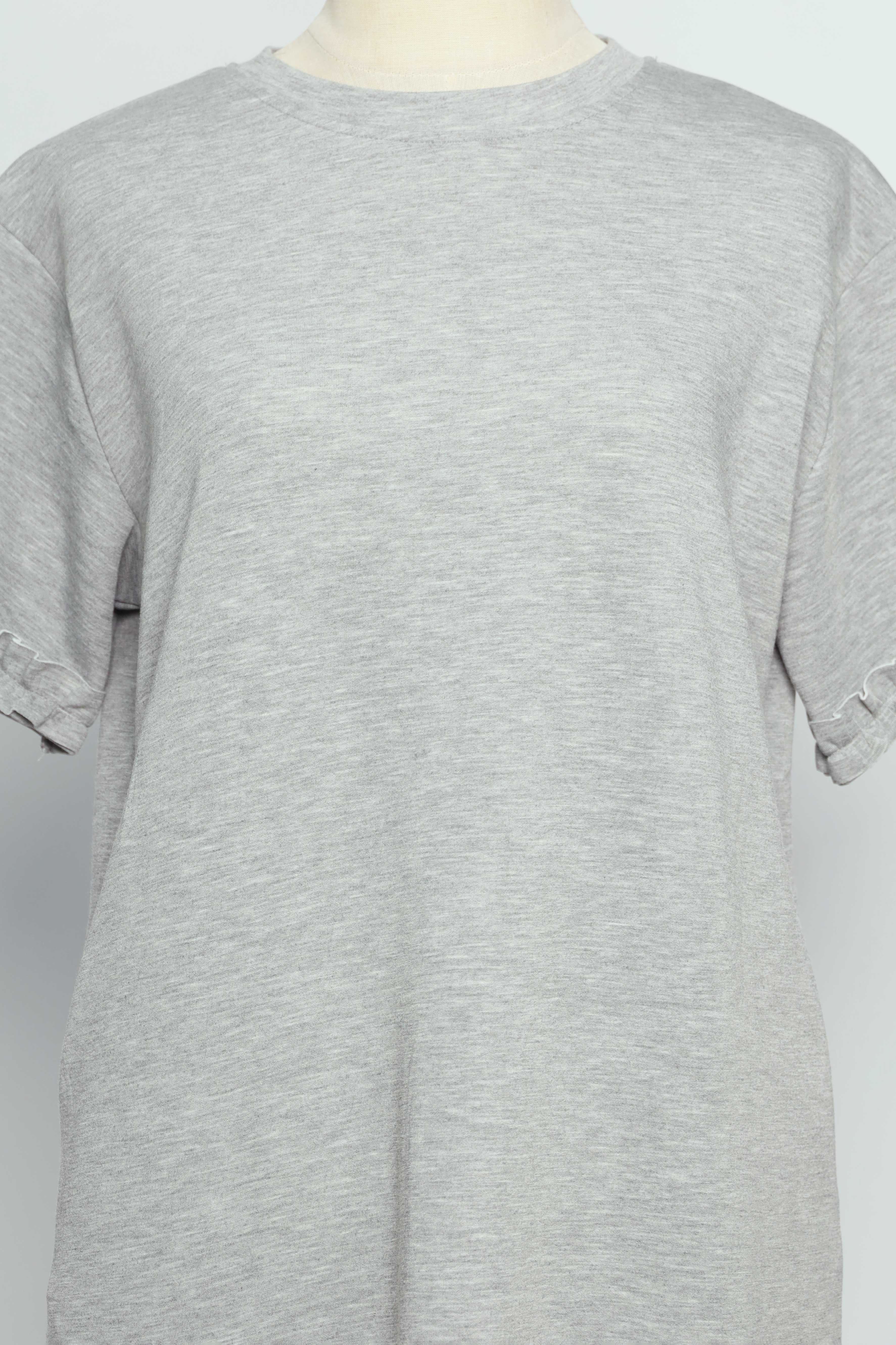 PO - Lynne Ruffle Sleeves Dress in Grey