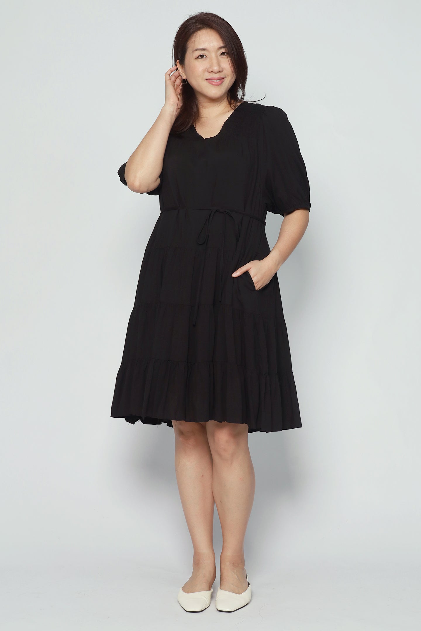 Backorders Melbourne Dress in Black