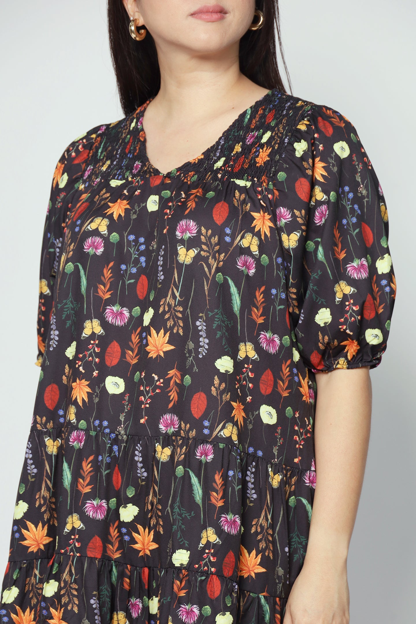 Melbourne Dress in Botanic Muse