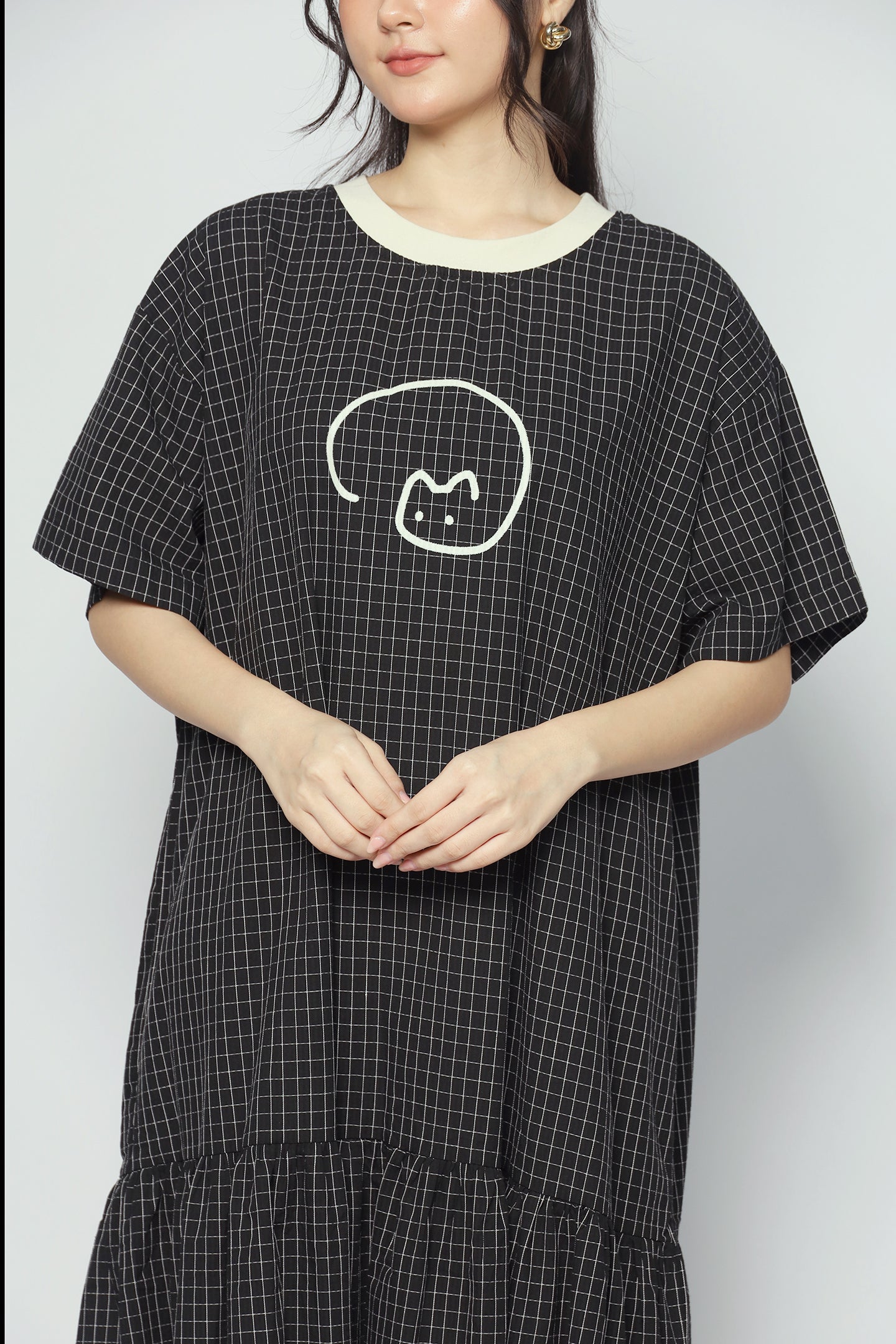 Mochi Meow Dress in Black