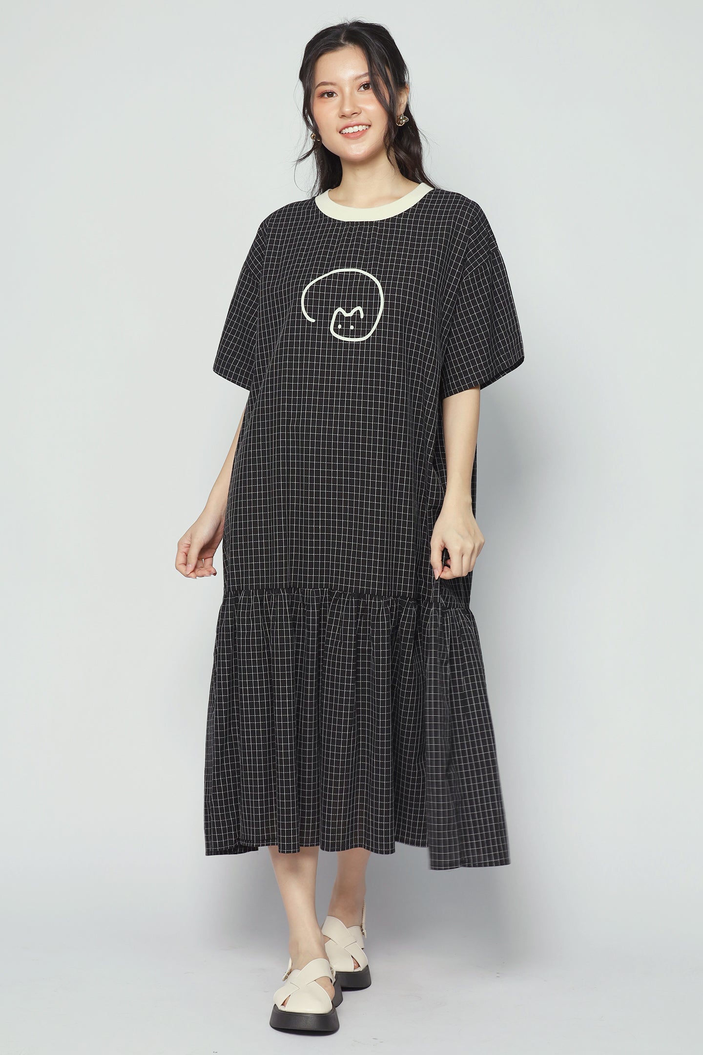 Mochi Meow Dress in Black
