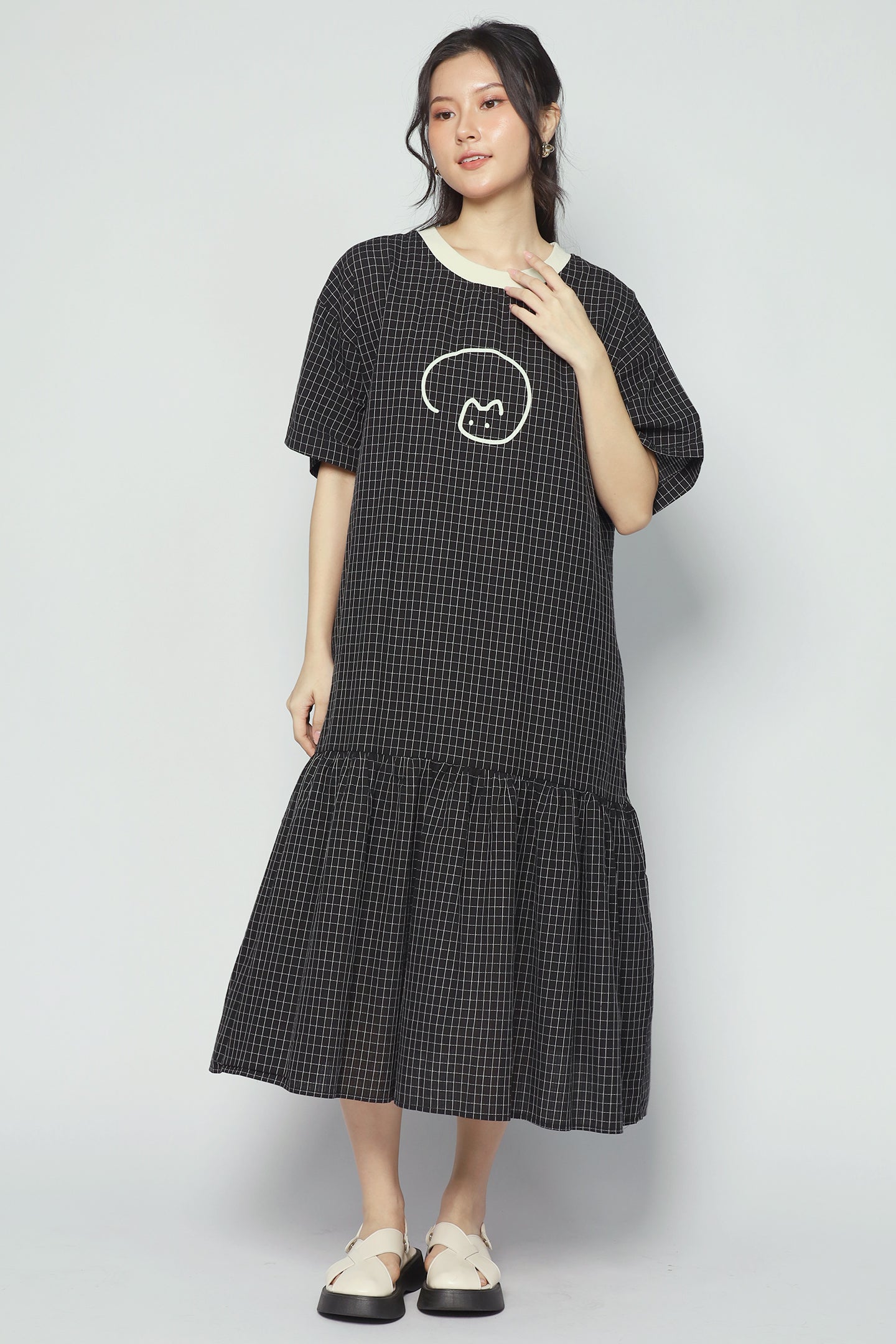 Mochi Meow Dress in Black