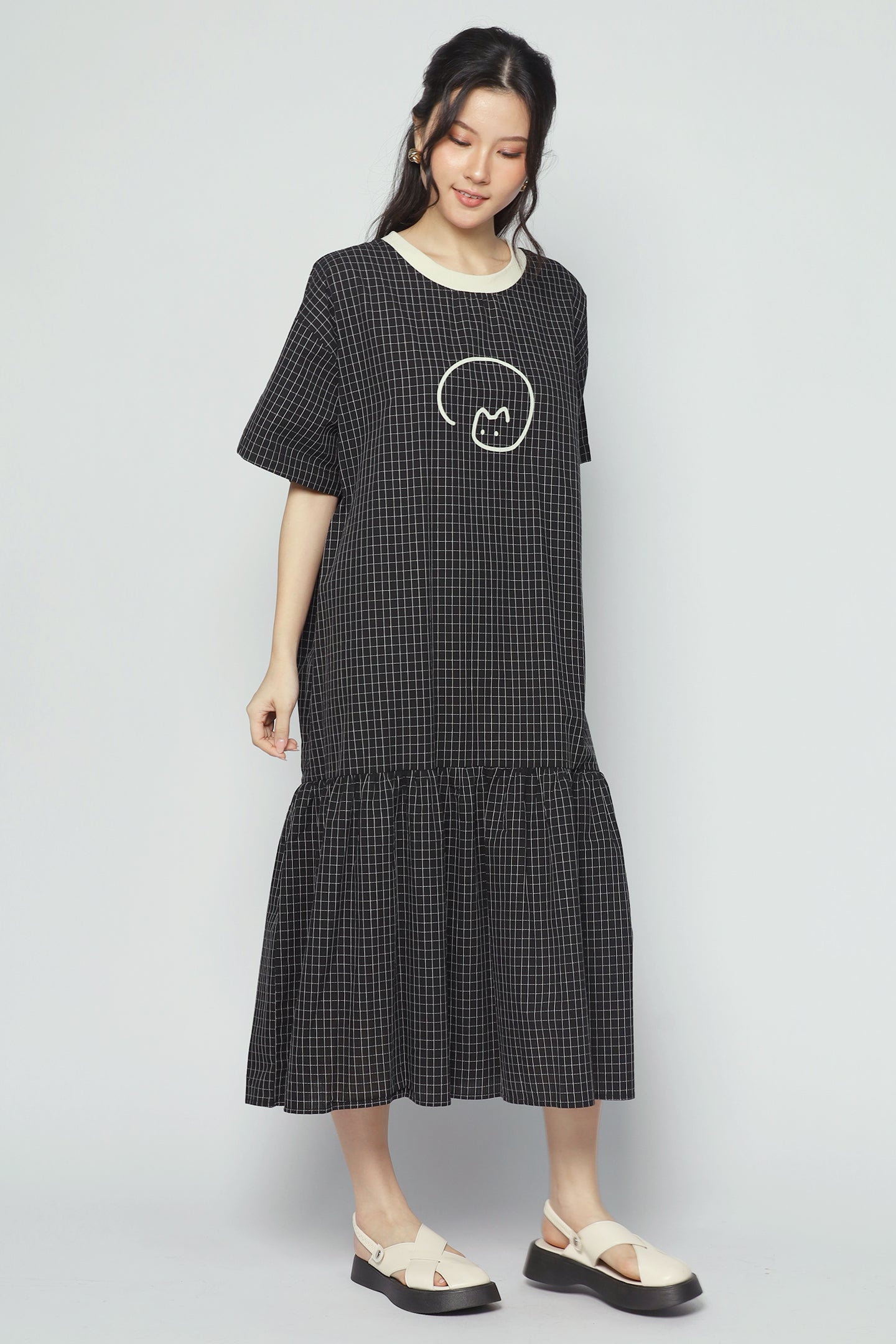 Mochi Meow Dress in Black
