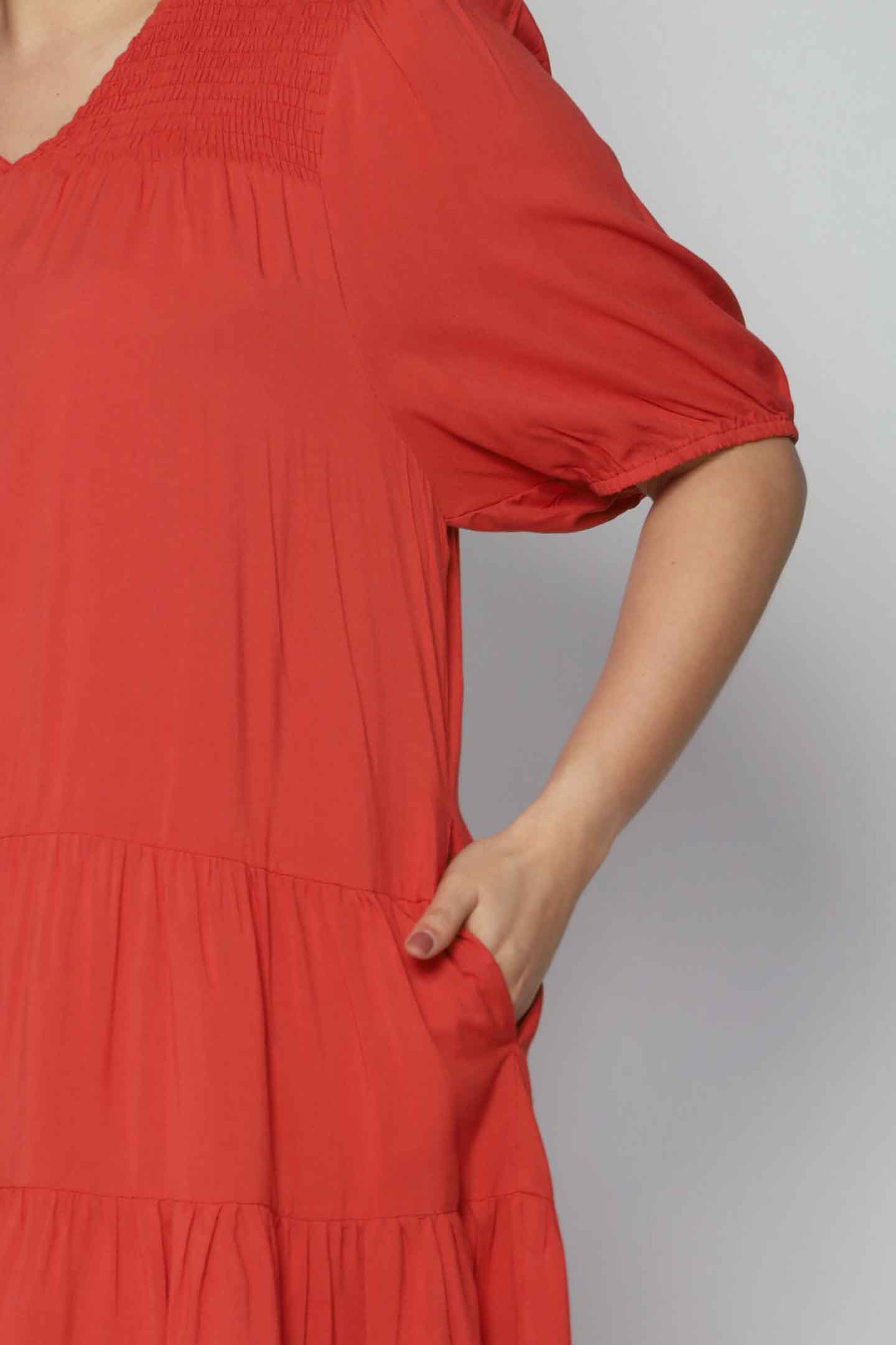 Melbourne Dress in Orange