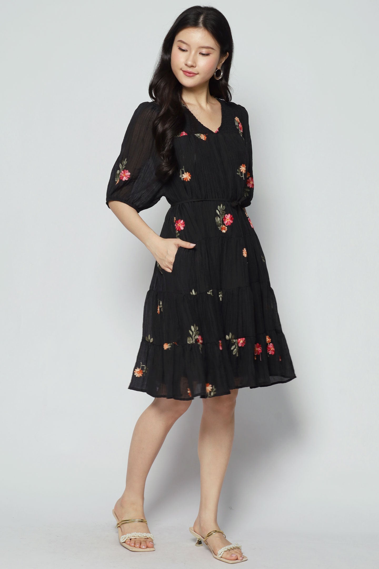 Melbourne Dress in Bloomingdale