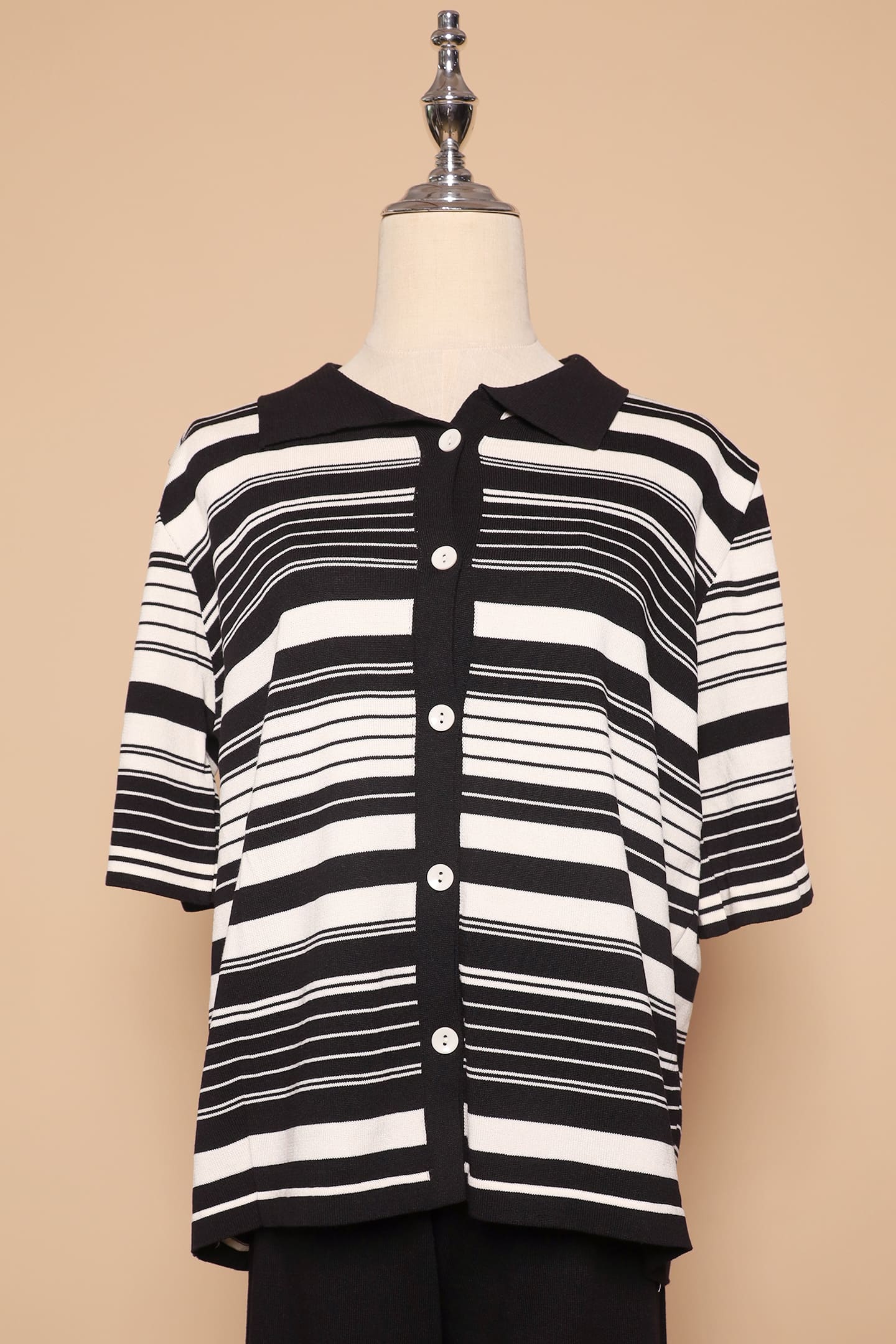 PO - Mun Knit Stripes 2 in 1 Top and Pants Set