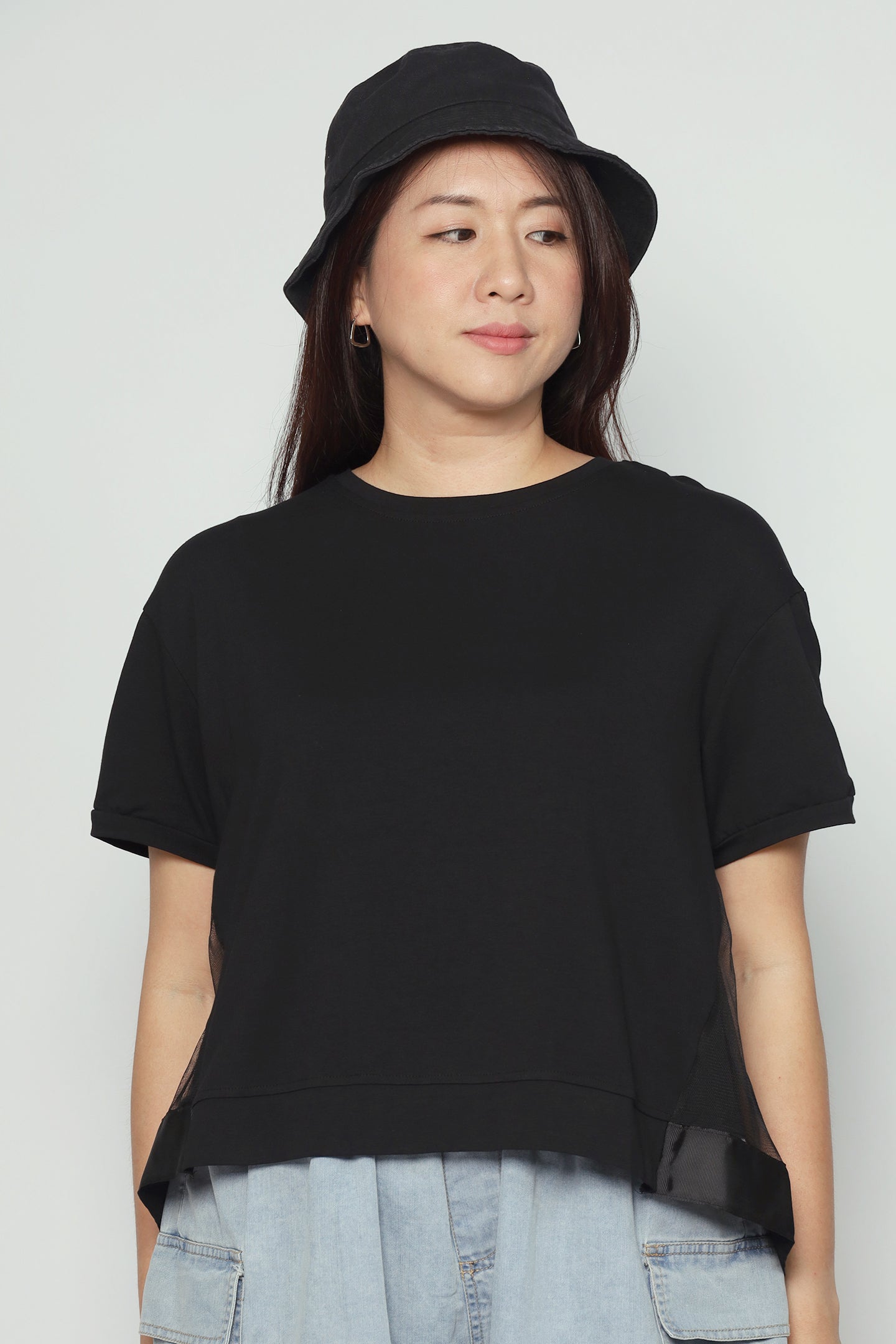 Nash Mesh Top in Black