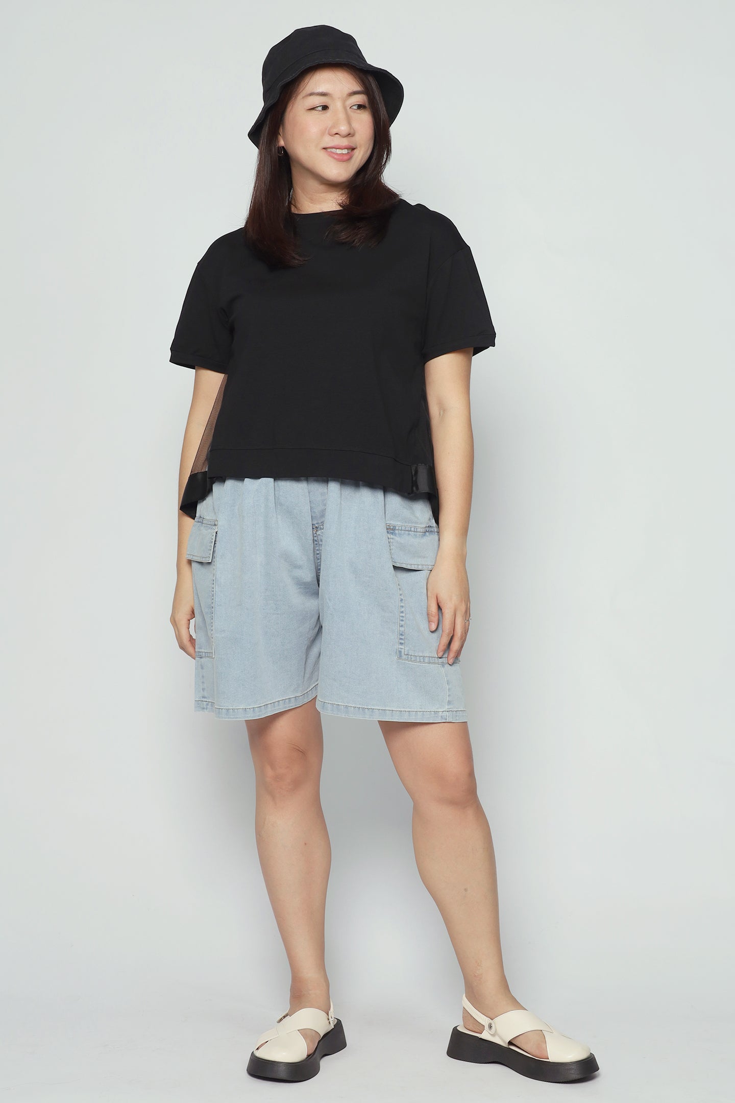Nash Mesh Top in Black
