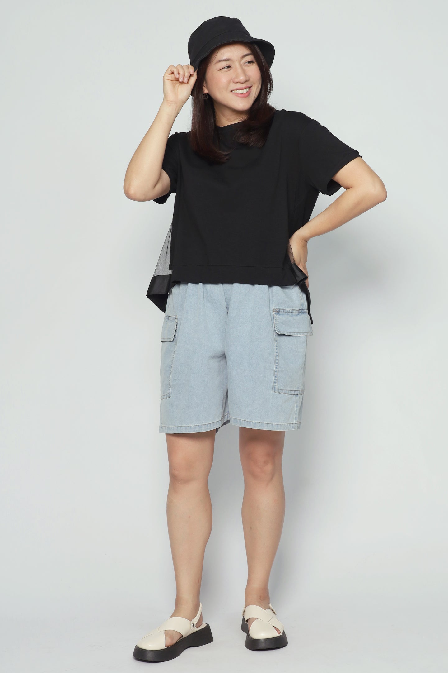 Nash Mesh Top in Black