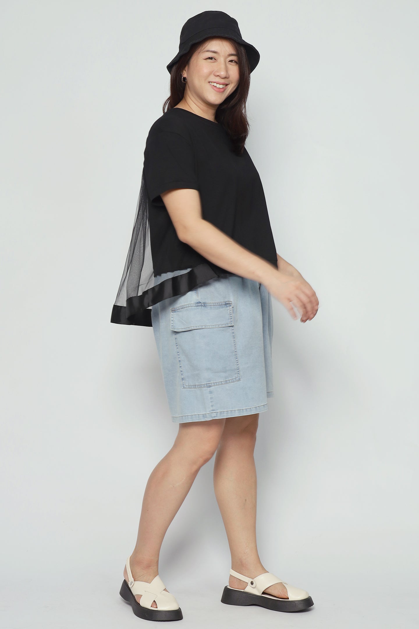 Nash Mesh Top in Black