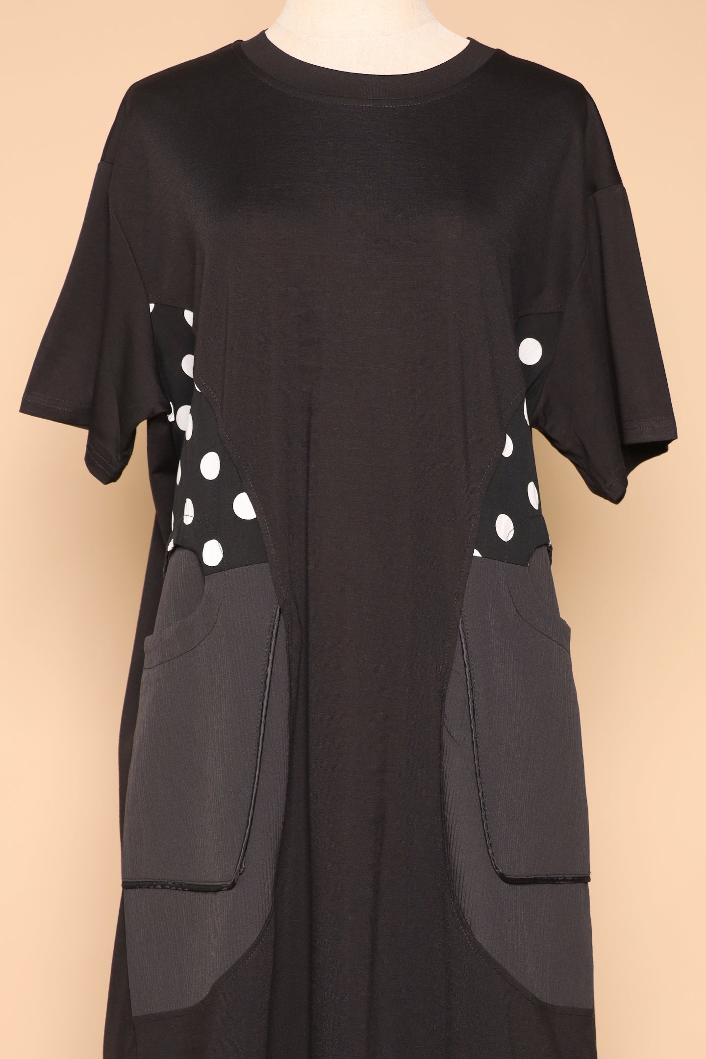 PO - Norish Polkadot Dress in Black