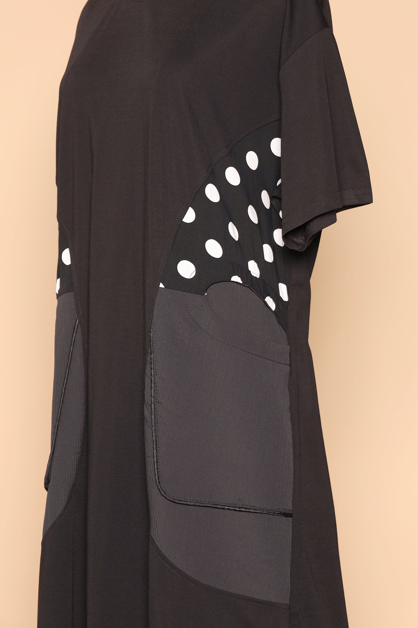 PO - Norish Polkadot Dress in Black
