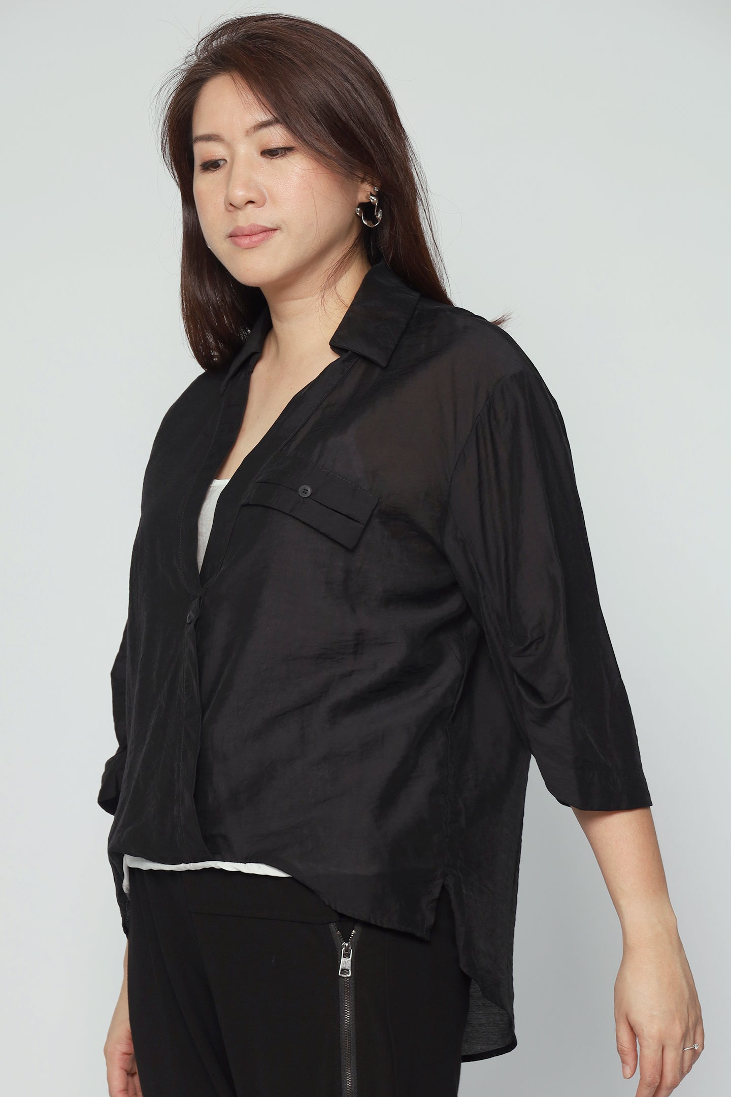 Piao Top in Black