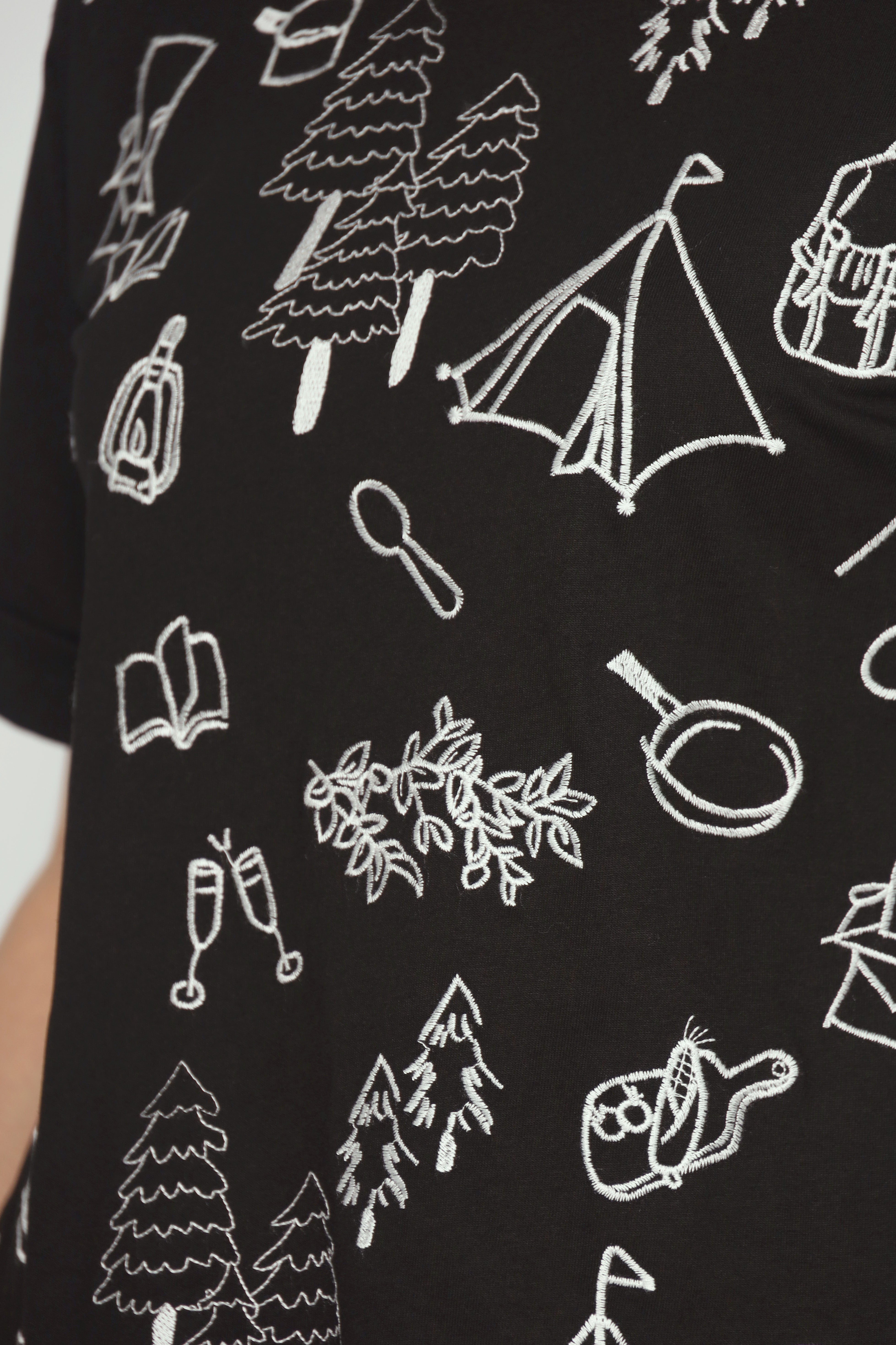 Picnic at the Park Embroidered Top
