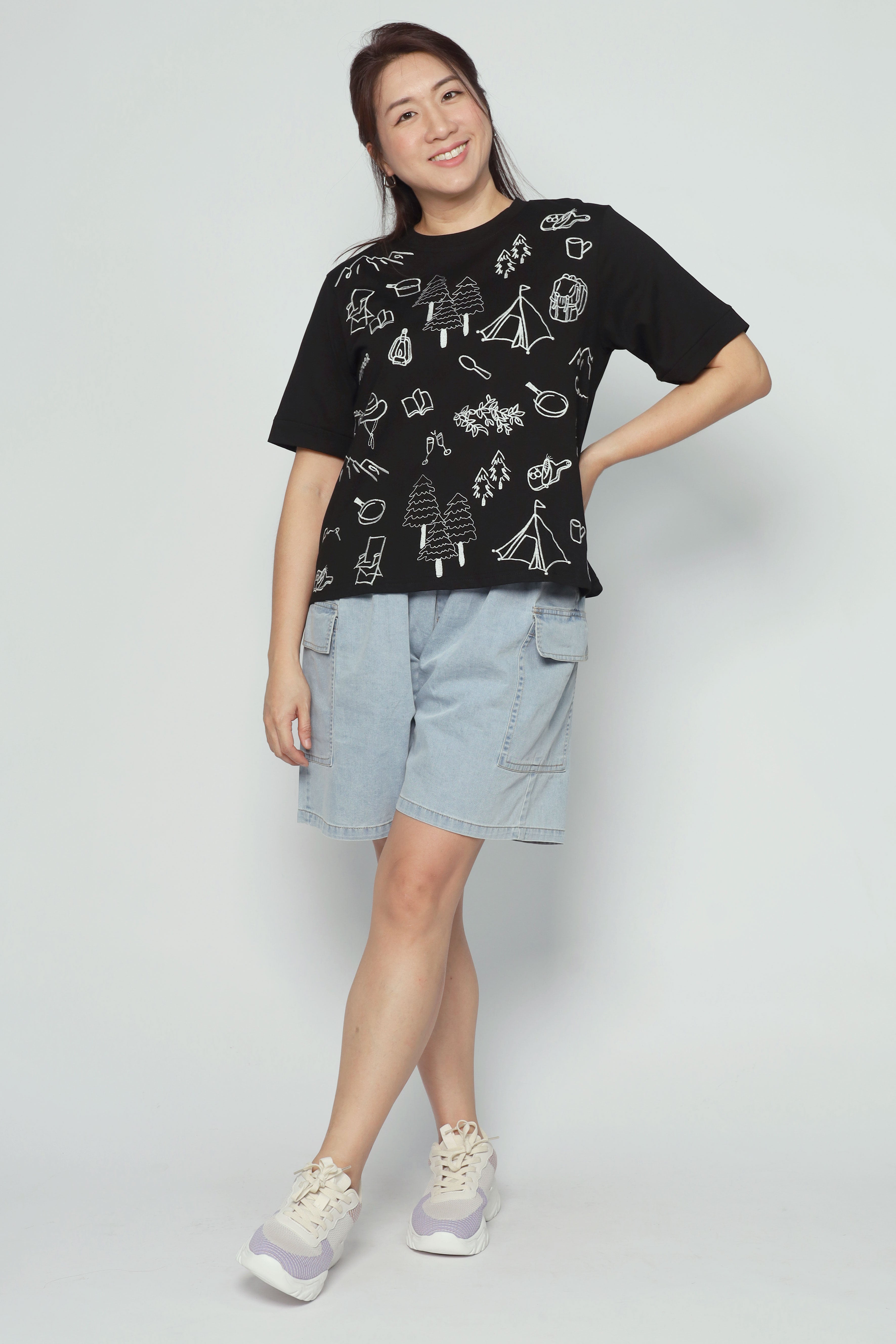 Picnic at the Park Embroidered Top